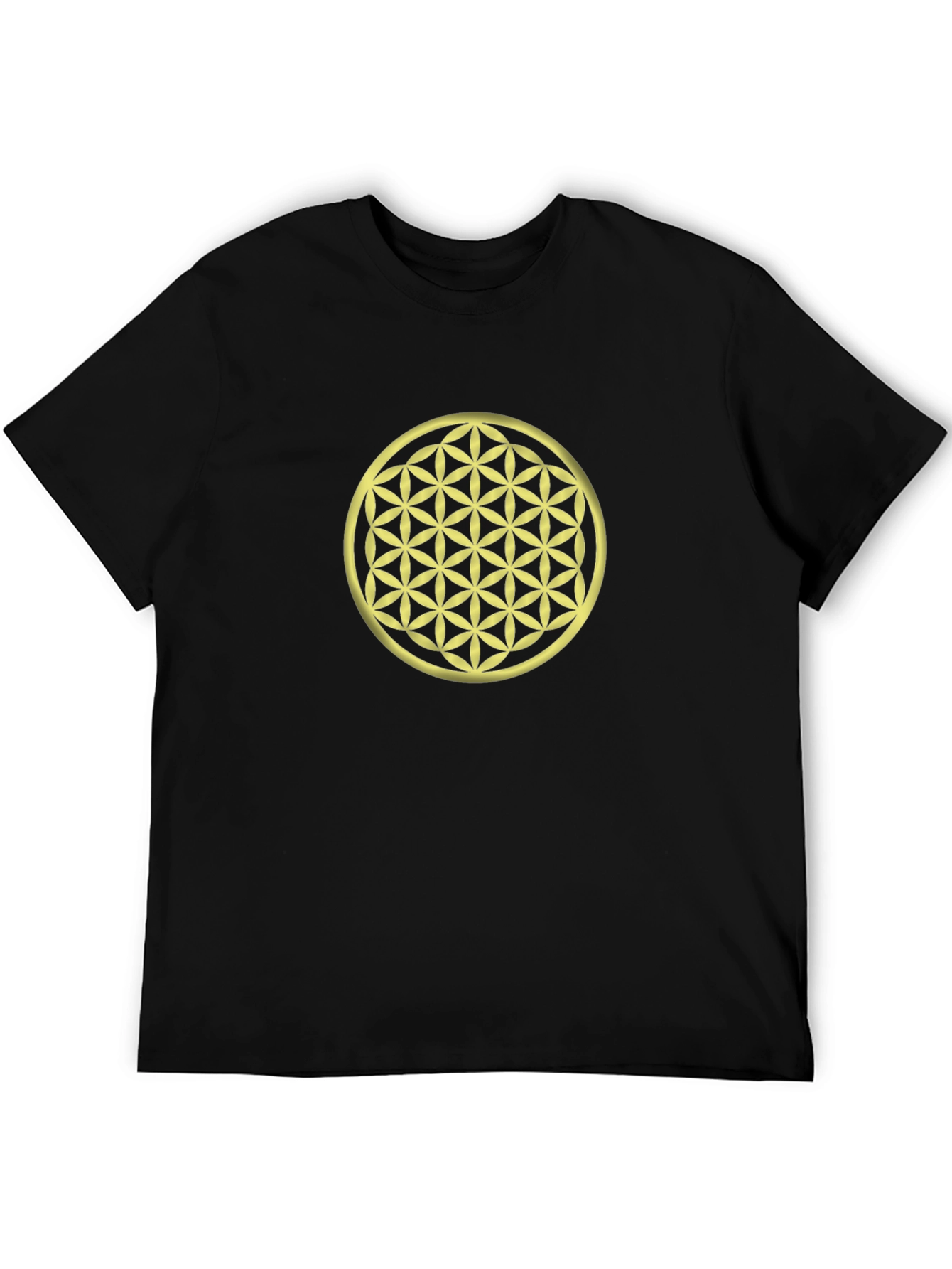 Flower of Life Graphic Tee - Black