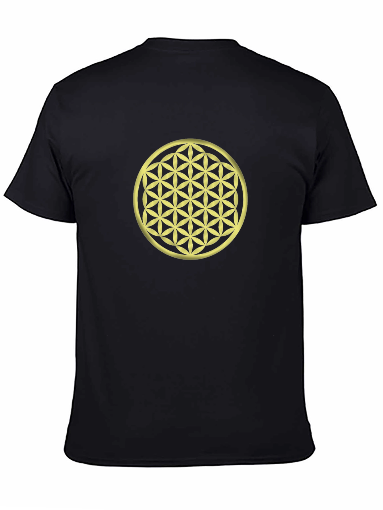 Flower of Life Graphic Tee - Black