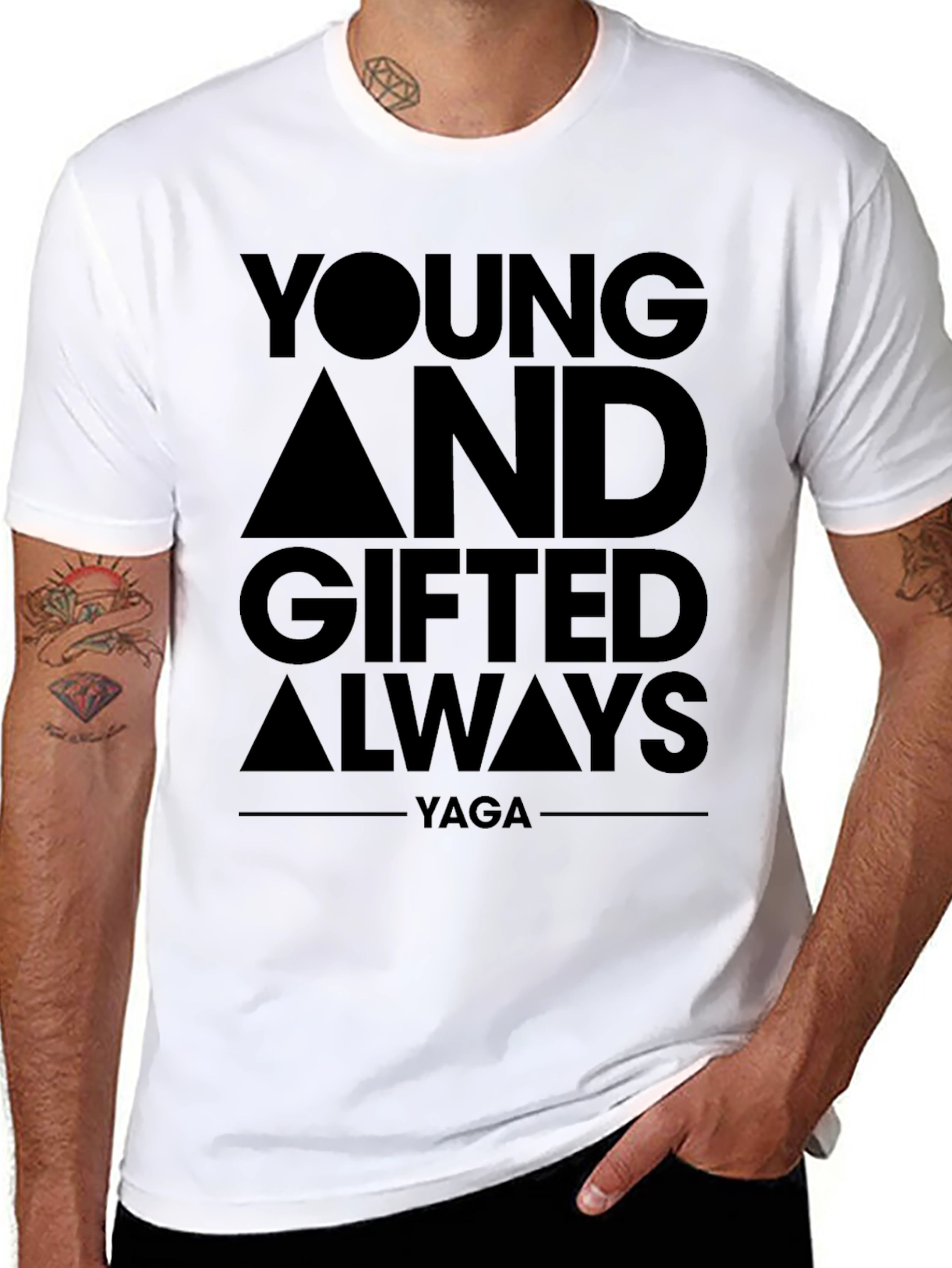 Young and Gifted Yaga Black T-Shirt