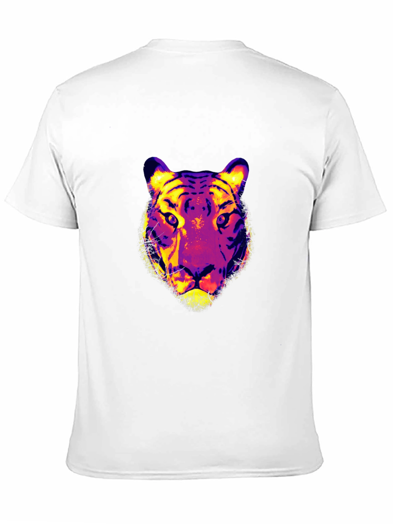 Vivid Tiger Graphic Print T-Shirt