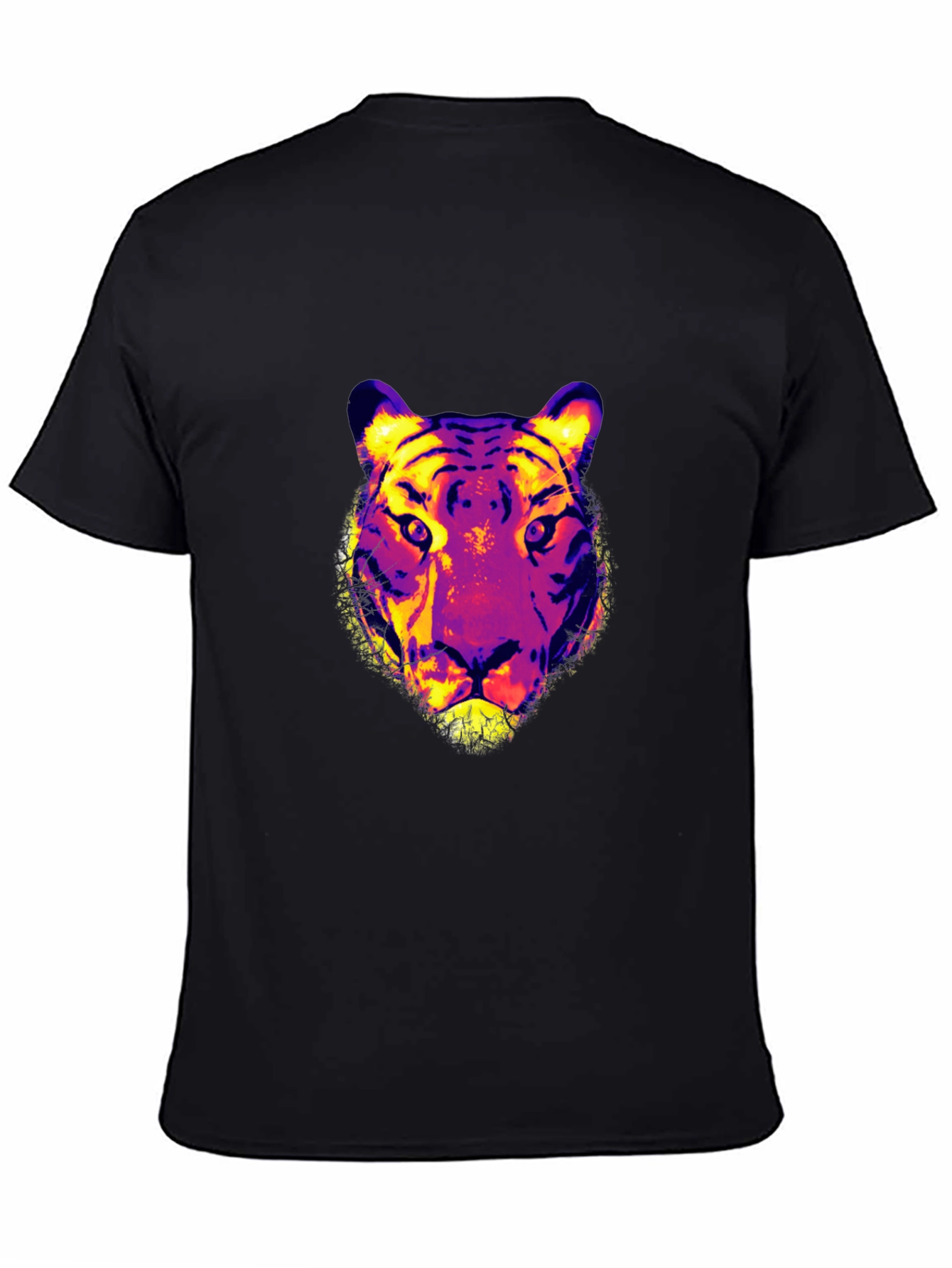 Vivid Tiger Graphic Print T-Shirt
