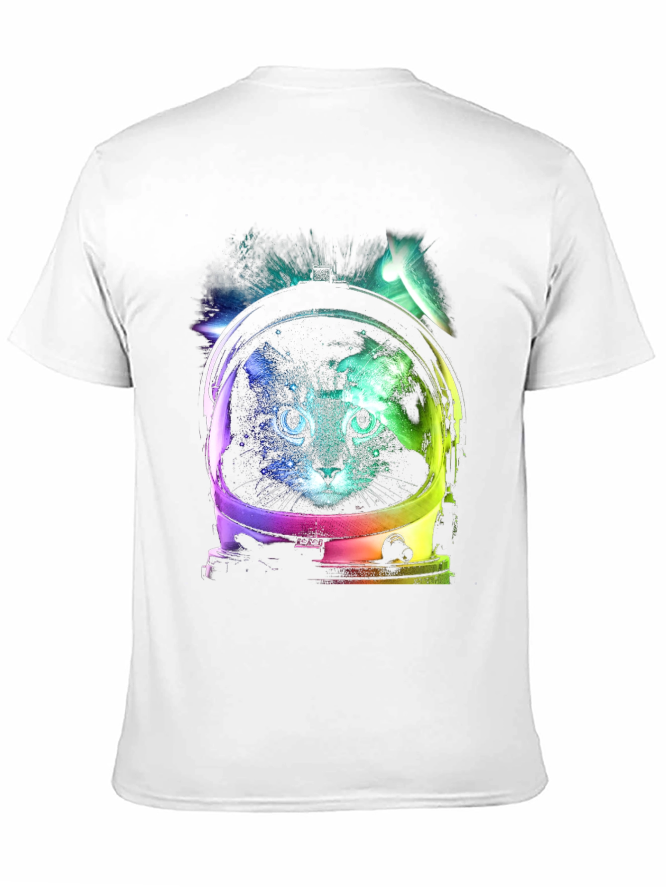 Cosmic Cat Astronaut Graphic Tee