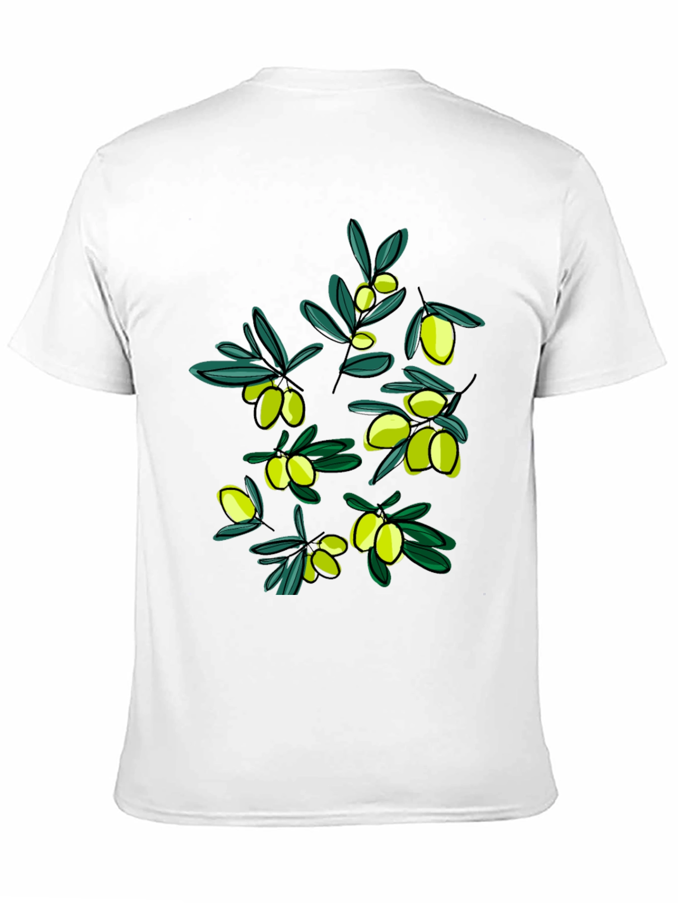 Olive Branch Graphic T-Shirt - Stylish Unisex Tee