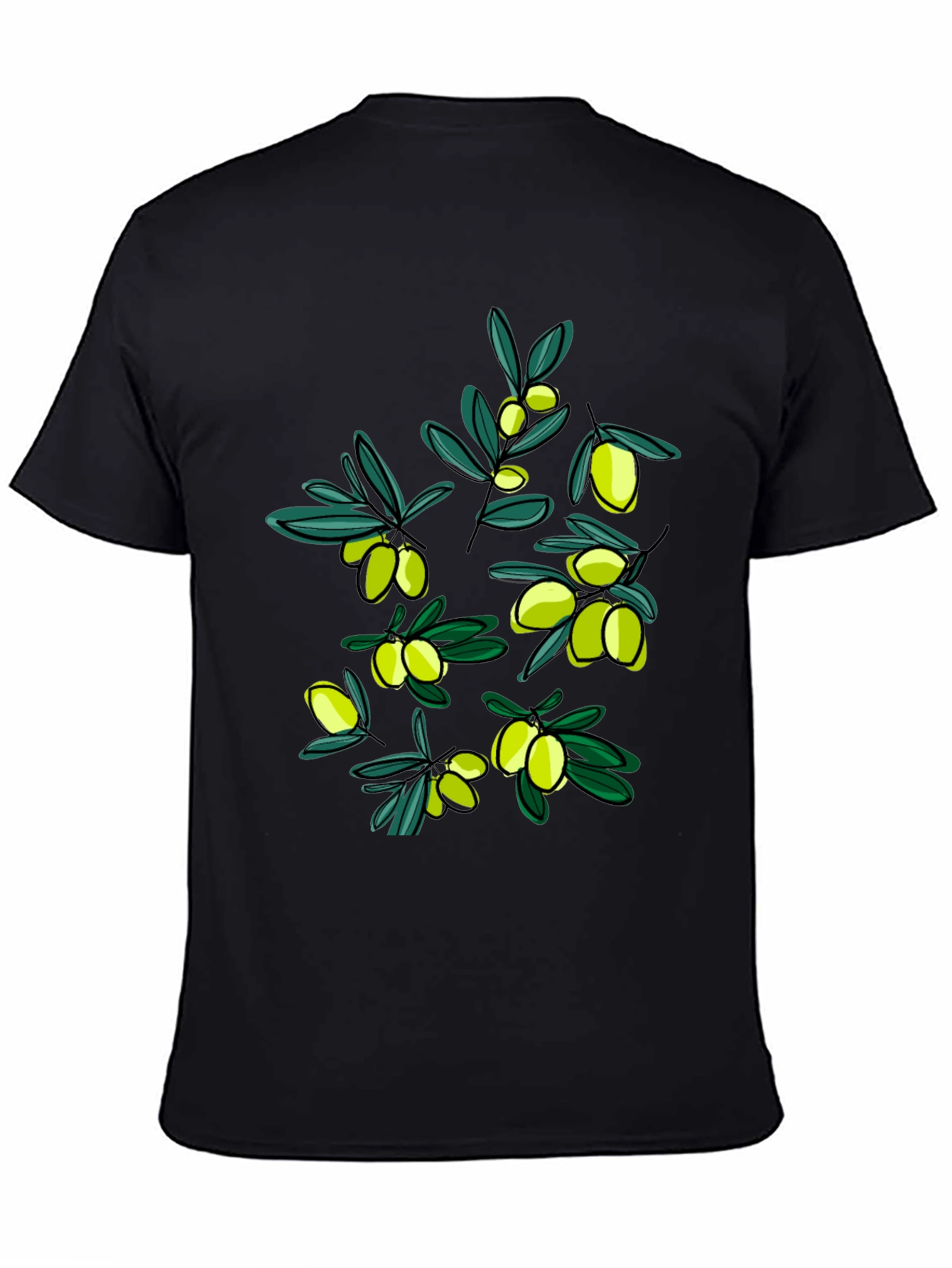 Olive Branch Graphic T-Shirt - Stylish Unisex Tee