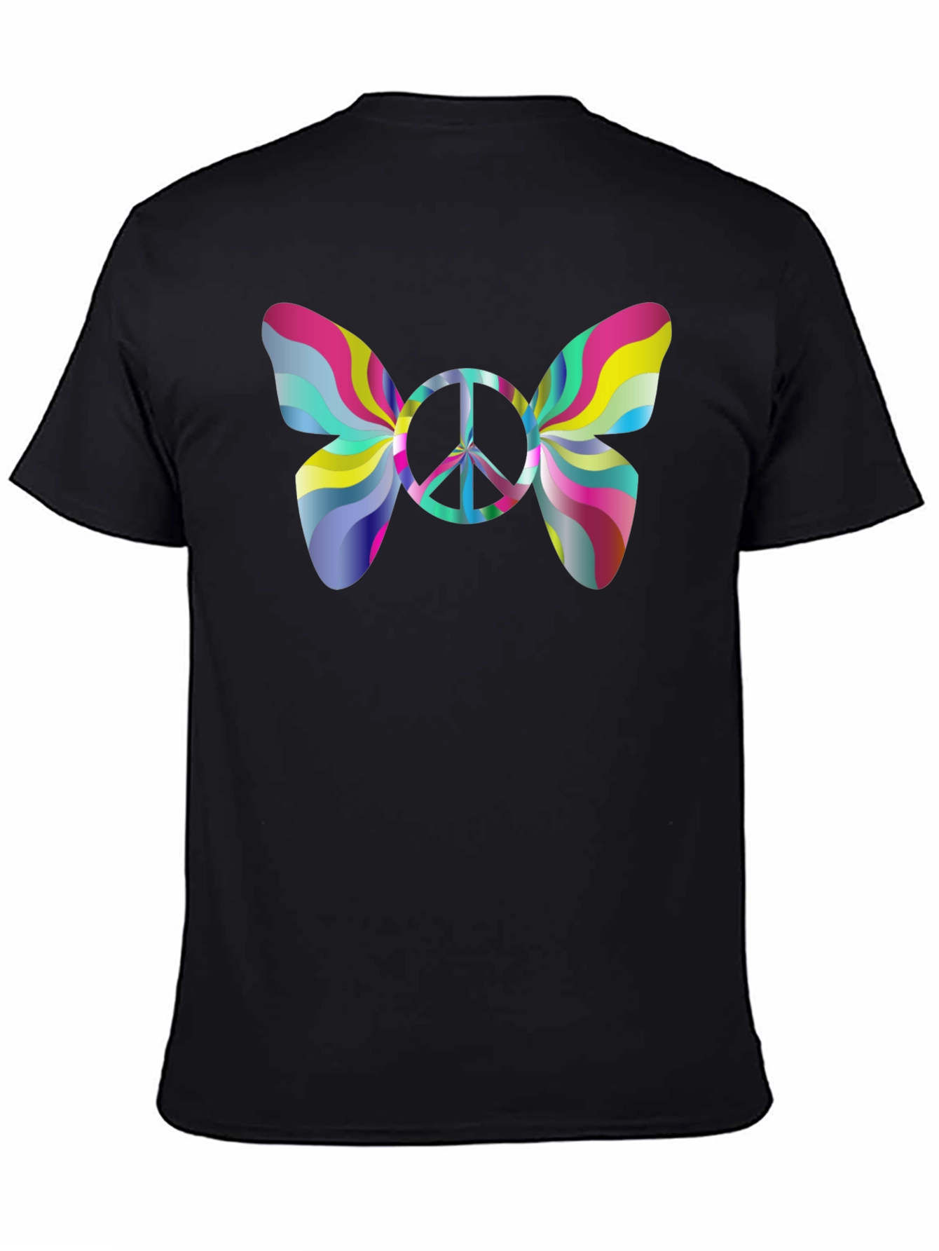 Peace Sign Butterfly Graphic Tee