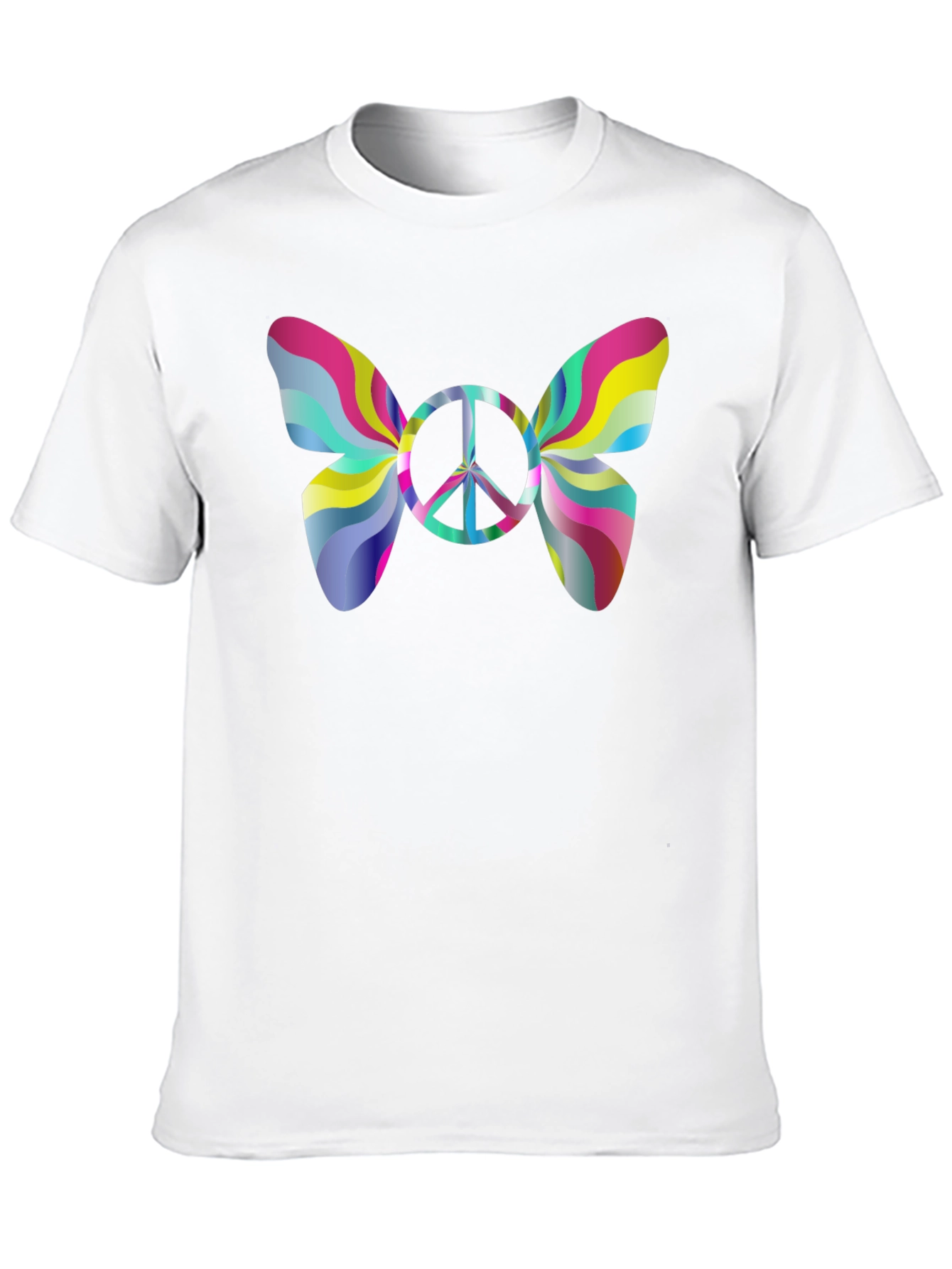 Peace Sign Butterfly Graphic Tee