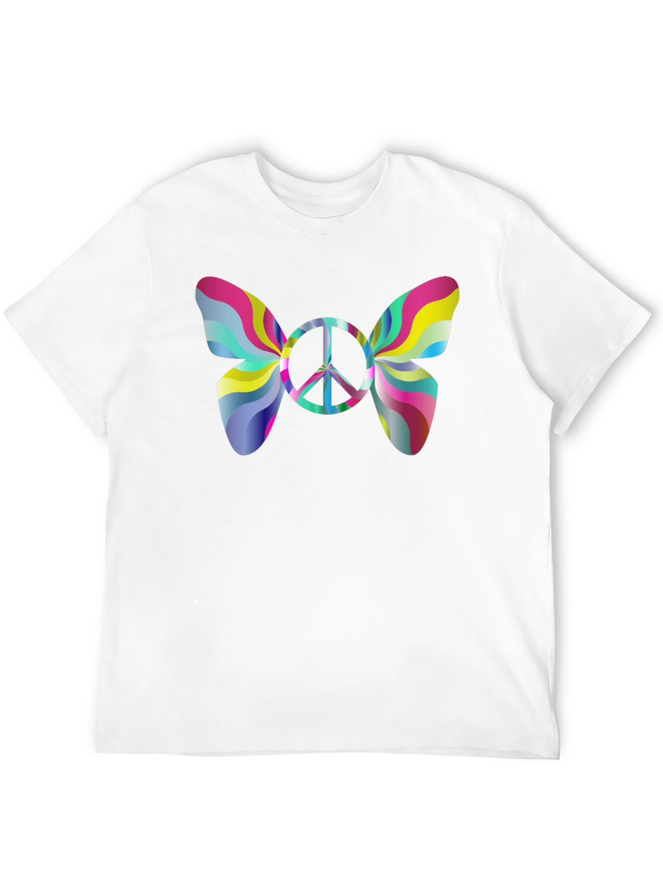 Peace Sign Butterfly Graphic Tee