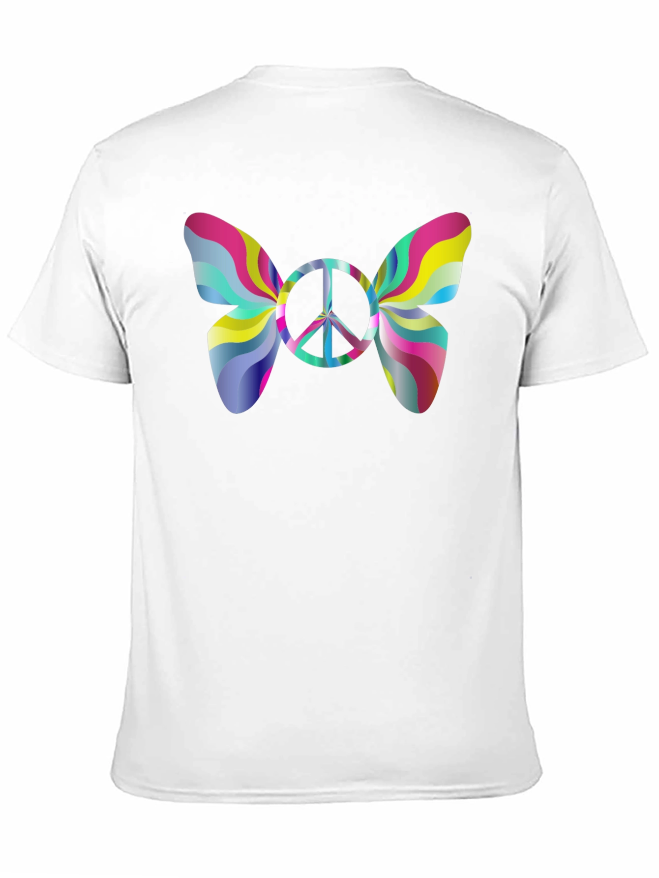 Peace Sign Butterfly Graphic Tee