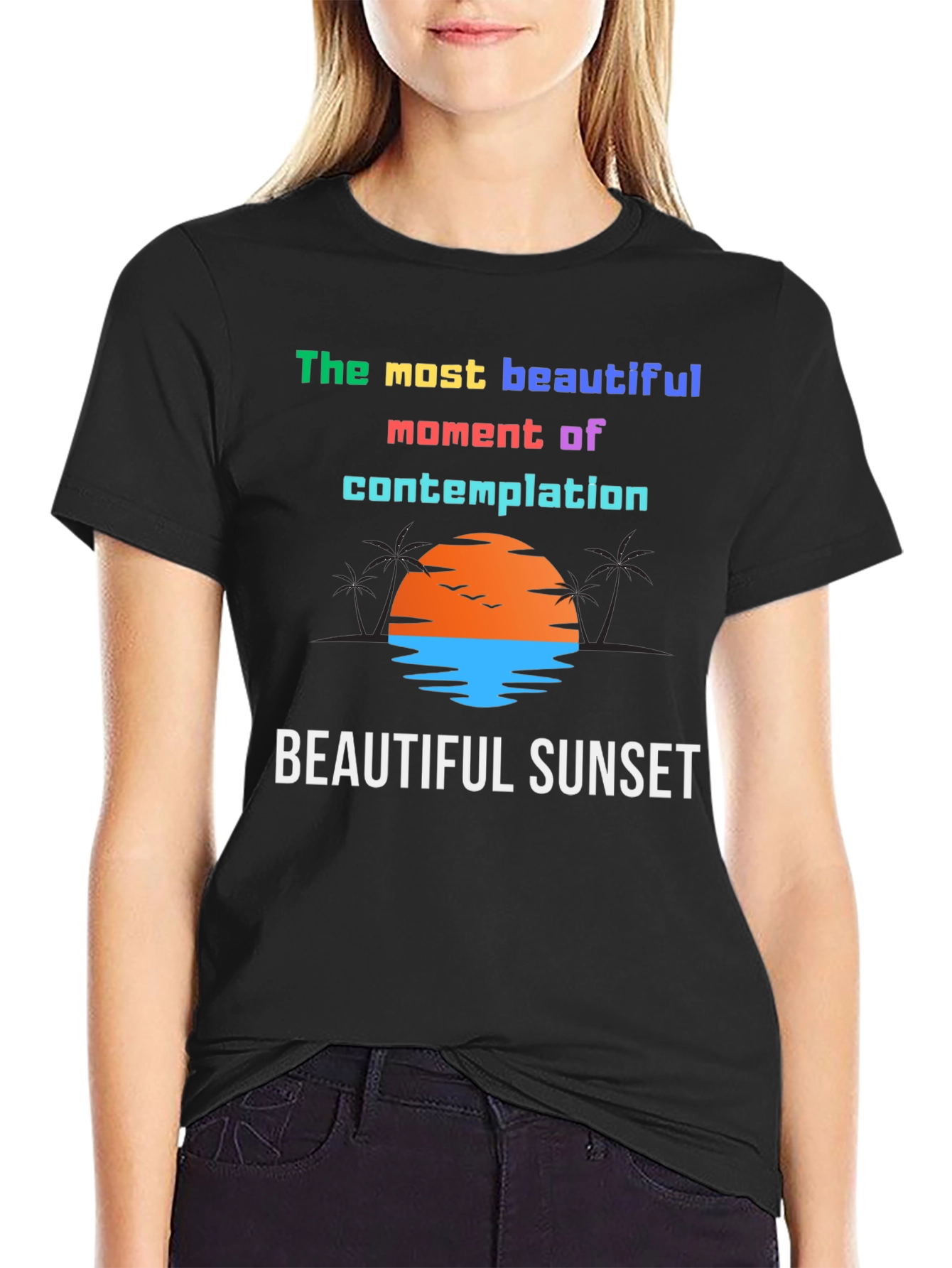 Beautiful Sunset Graphic T-Shirt