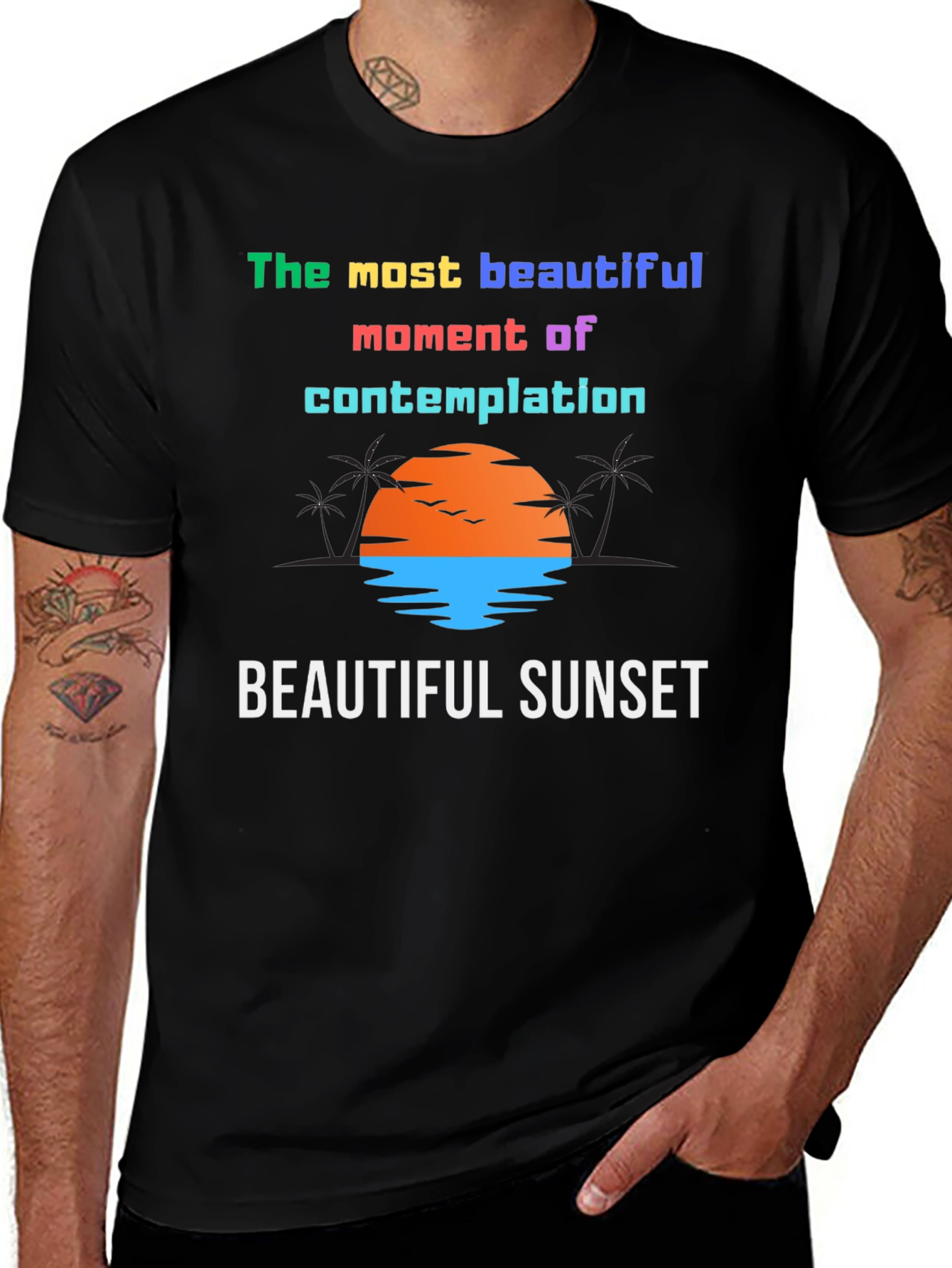 Beautiful Sunset Graphic T-Shirt