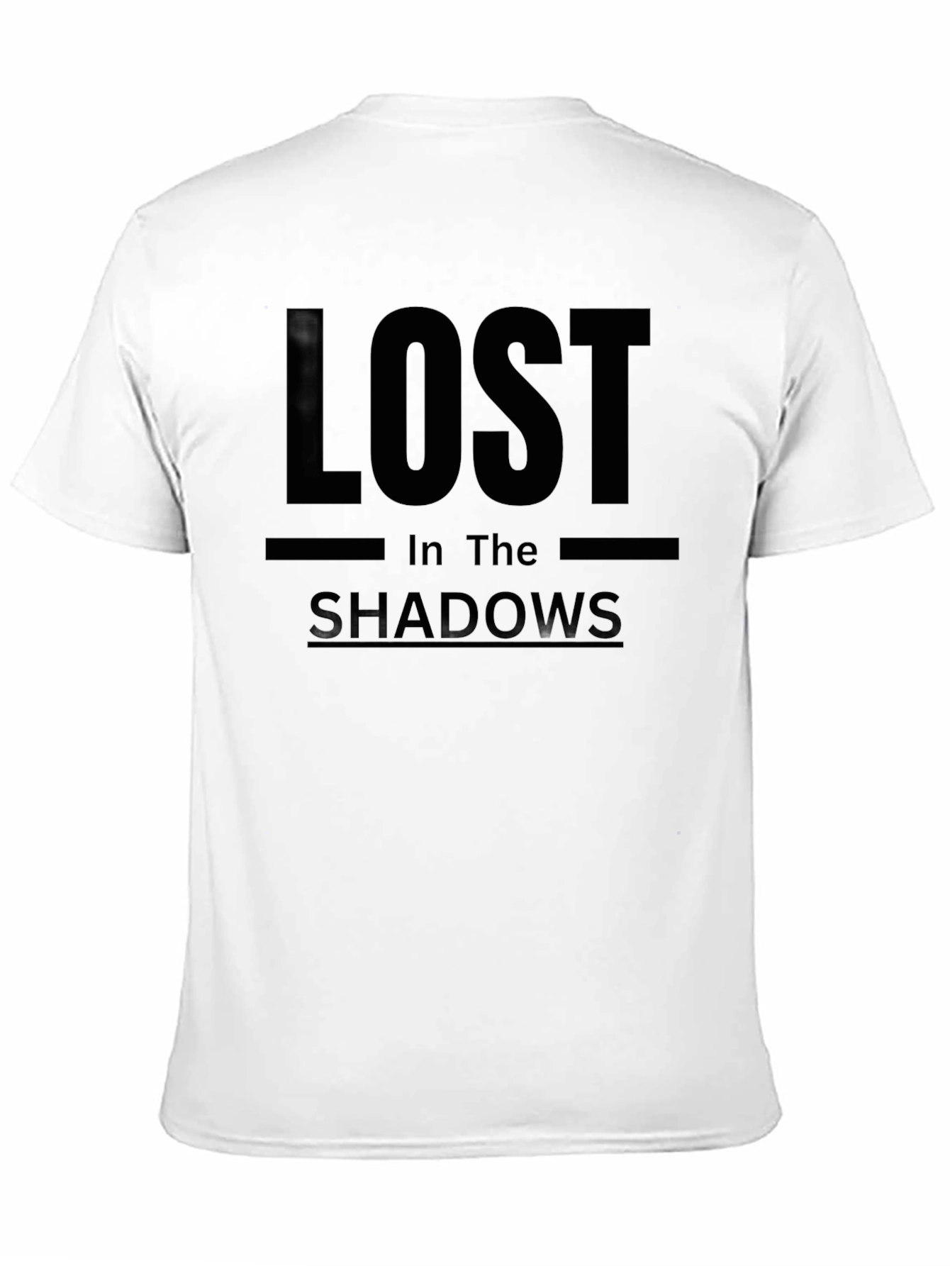 Lost in the Shadows Graphic Tee - Black