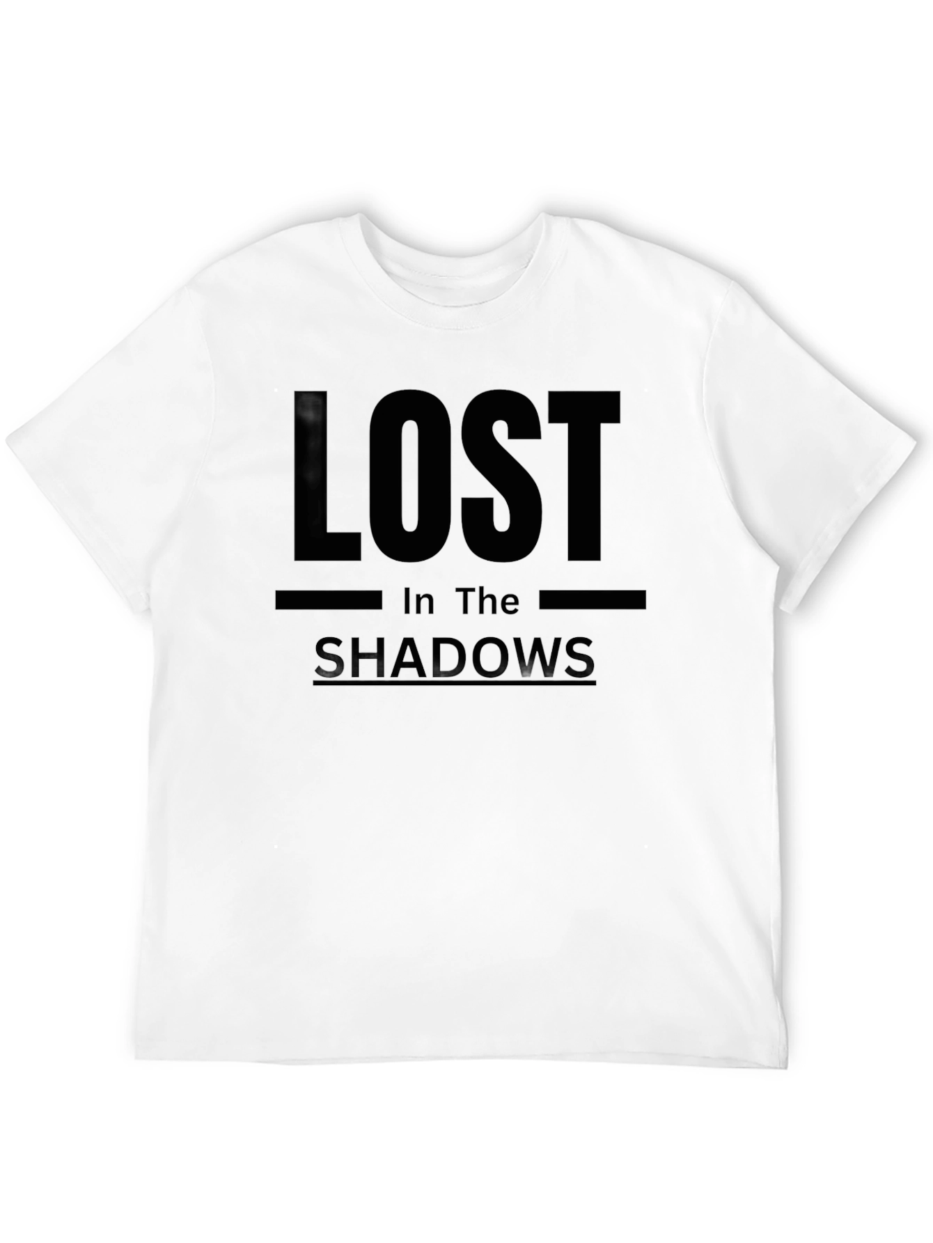 Lost in the Shadows Graphic Tee - Black