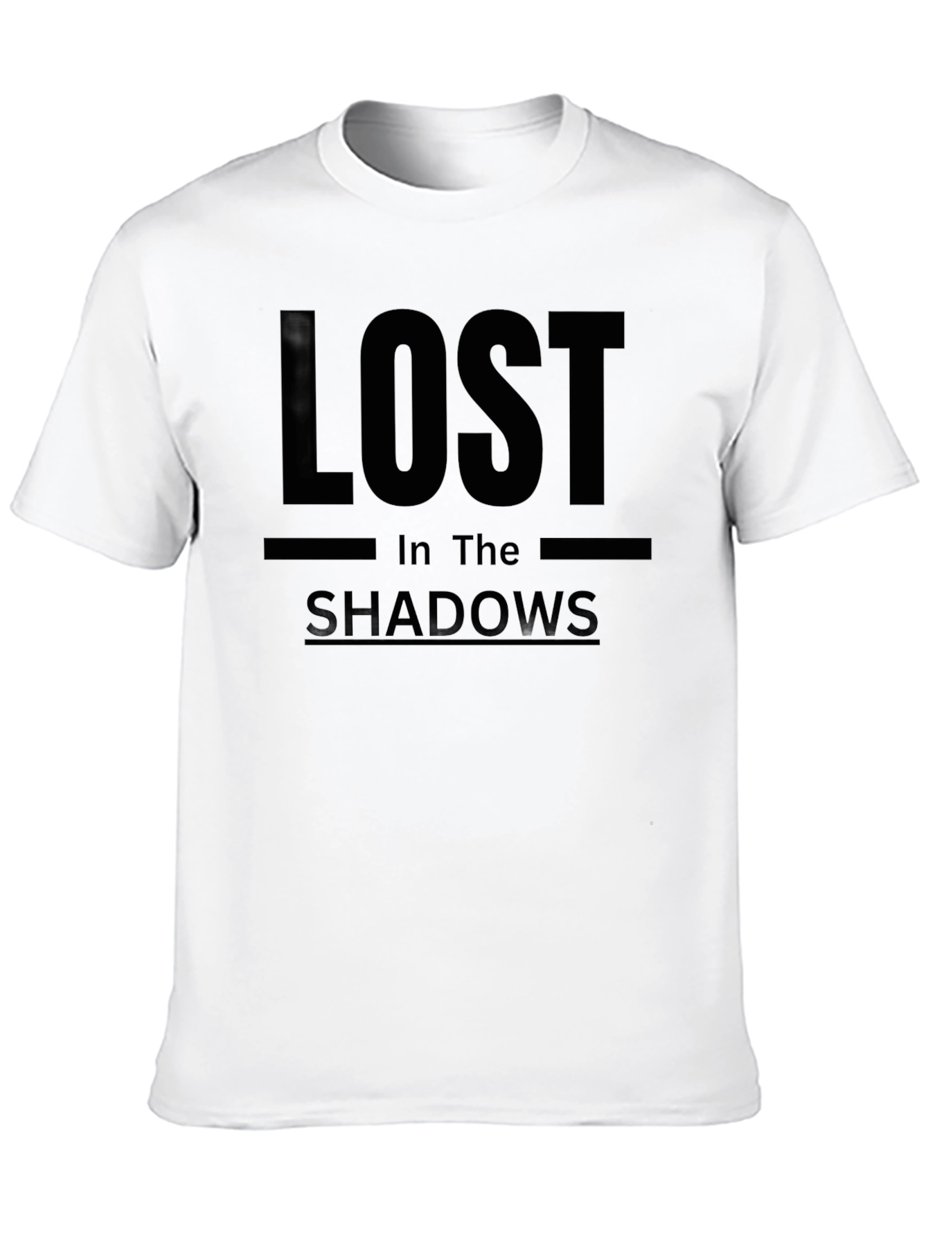 Lost in the Shadows Graphic Tee - Black