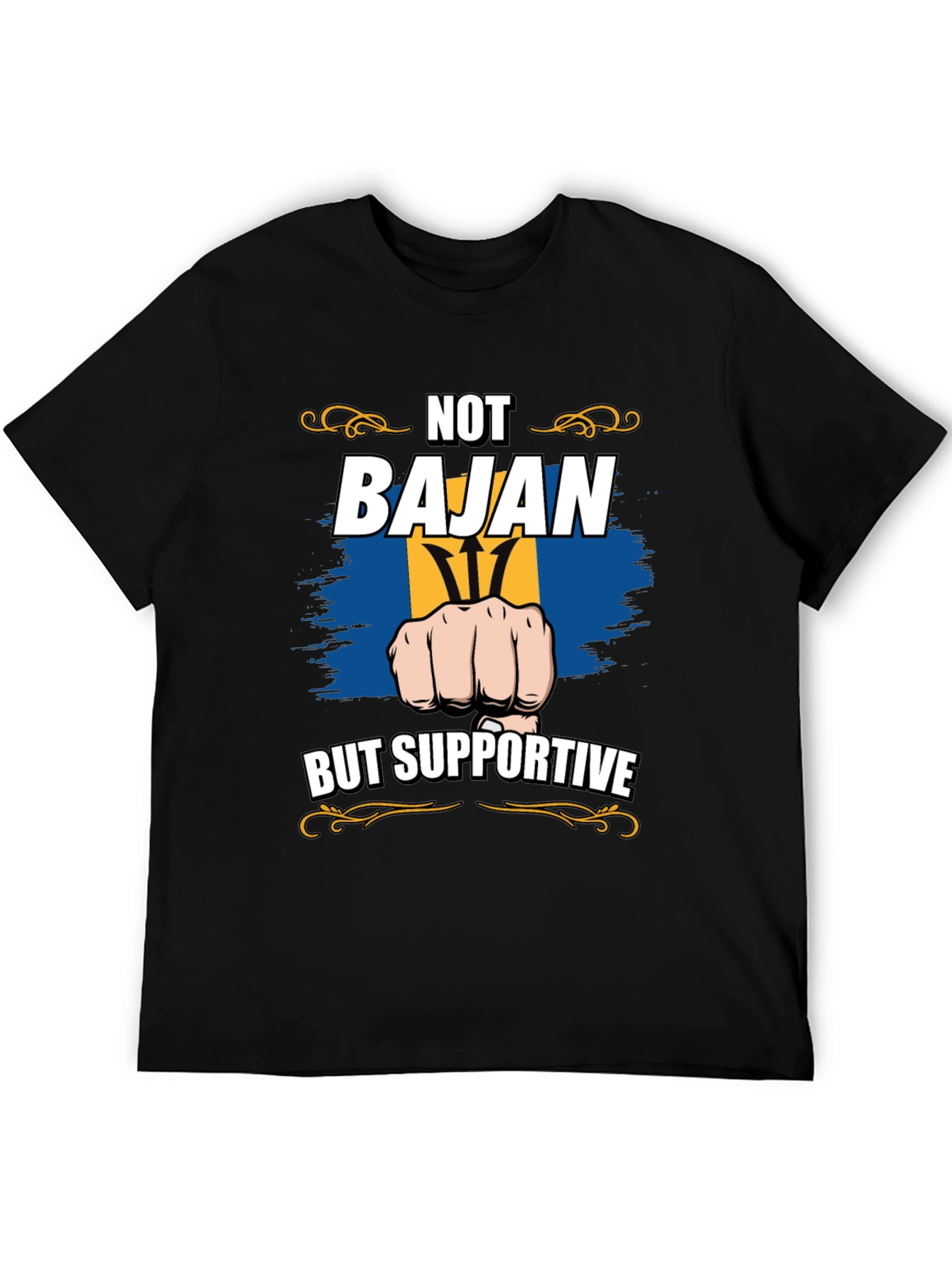 Not Bajan But Supportive Graphic Tee