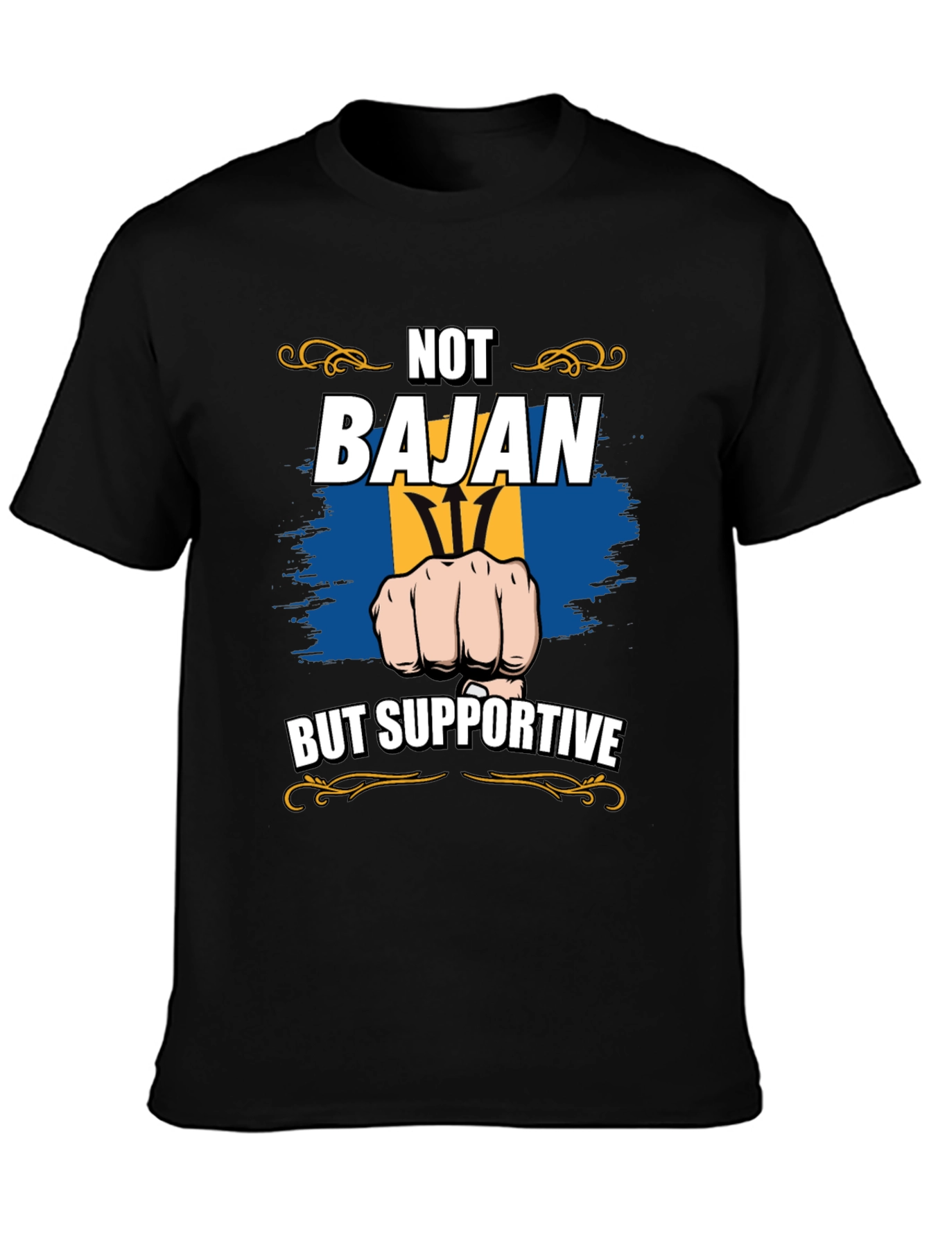 Not Bajan But Supportive Graphic Tee