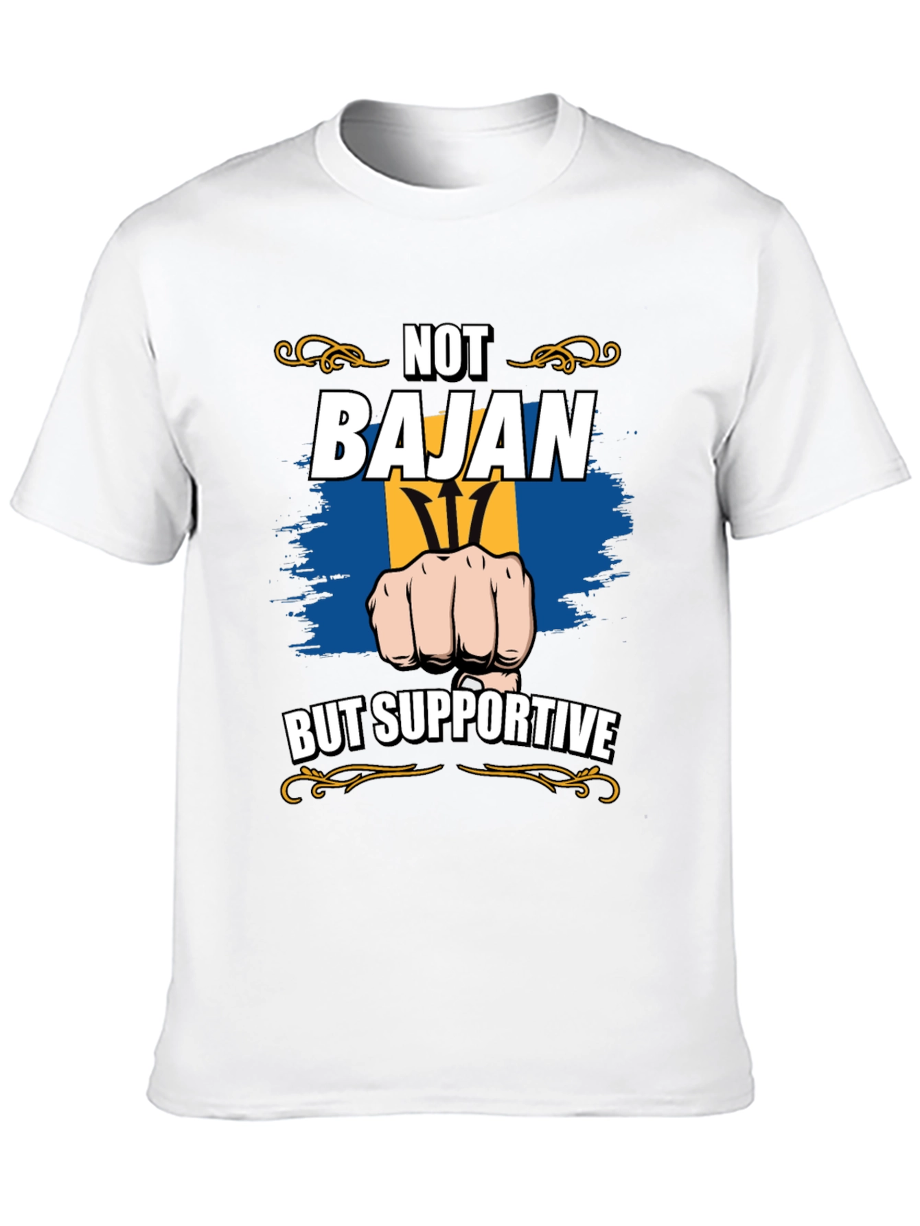 Not Bajan But Supportive Graphic Tee