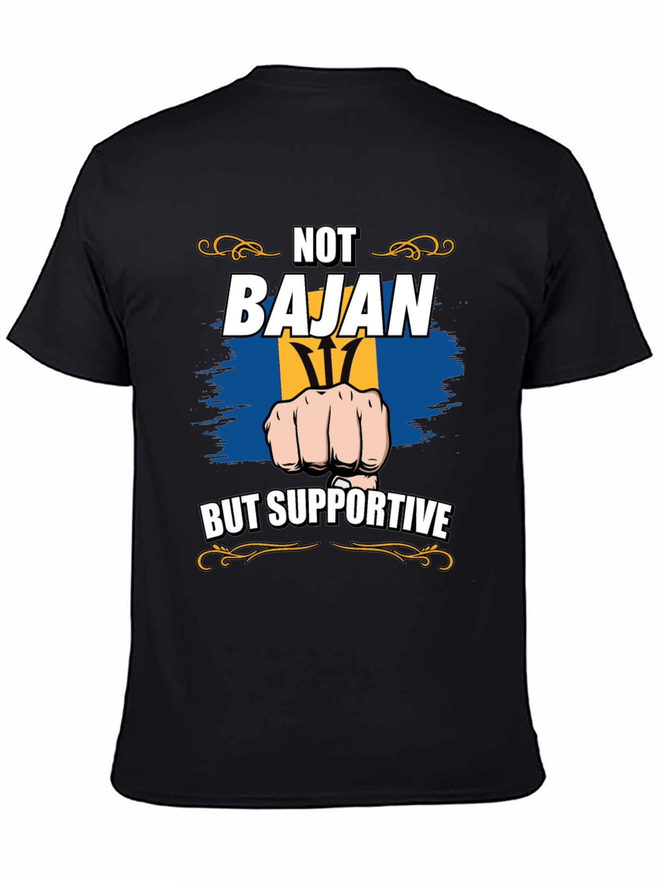 Not Bajan But Supportive Graphic Tee