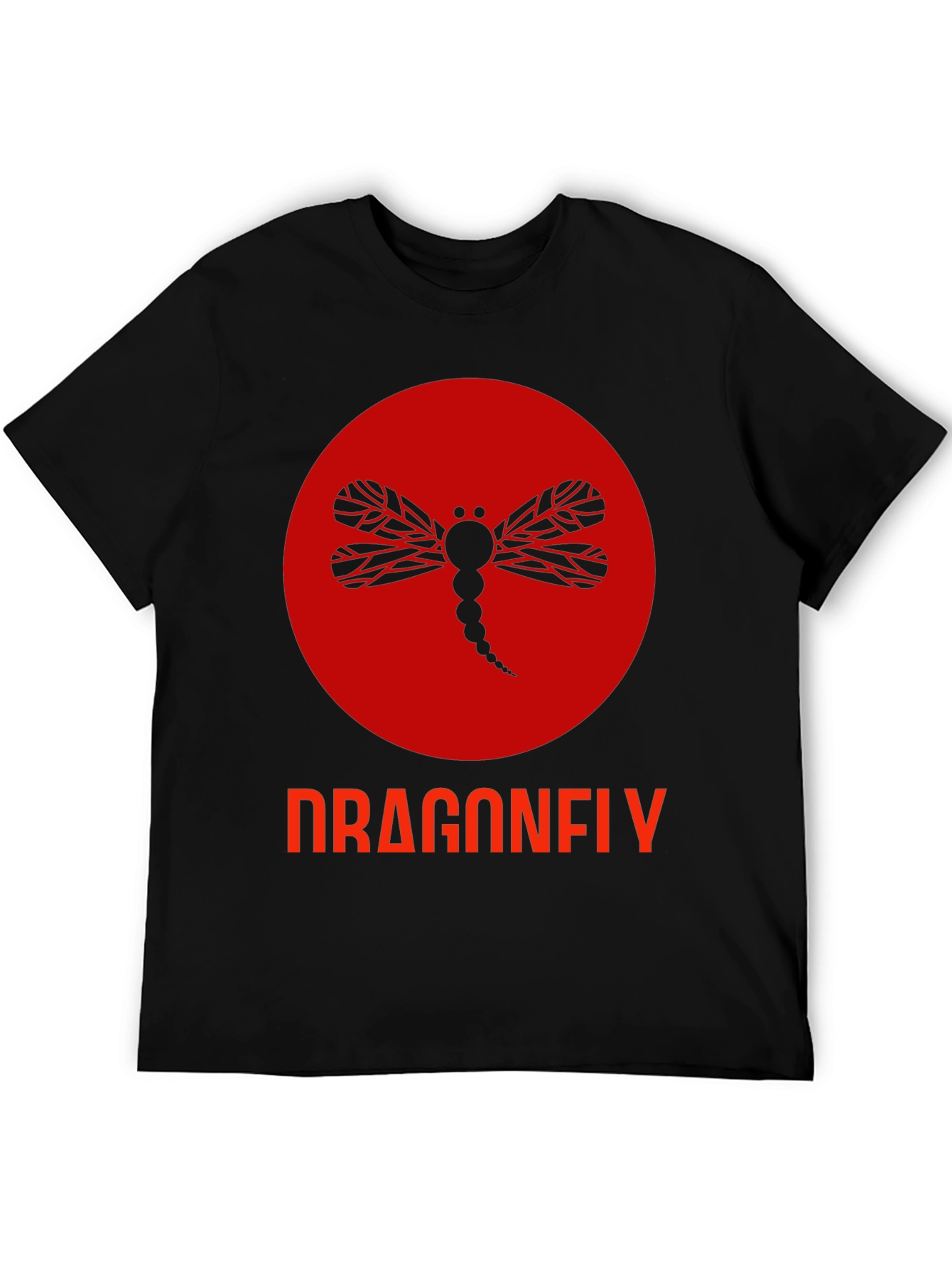 Dragonfly Graphic Tee - Black