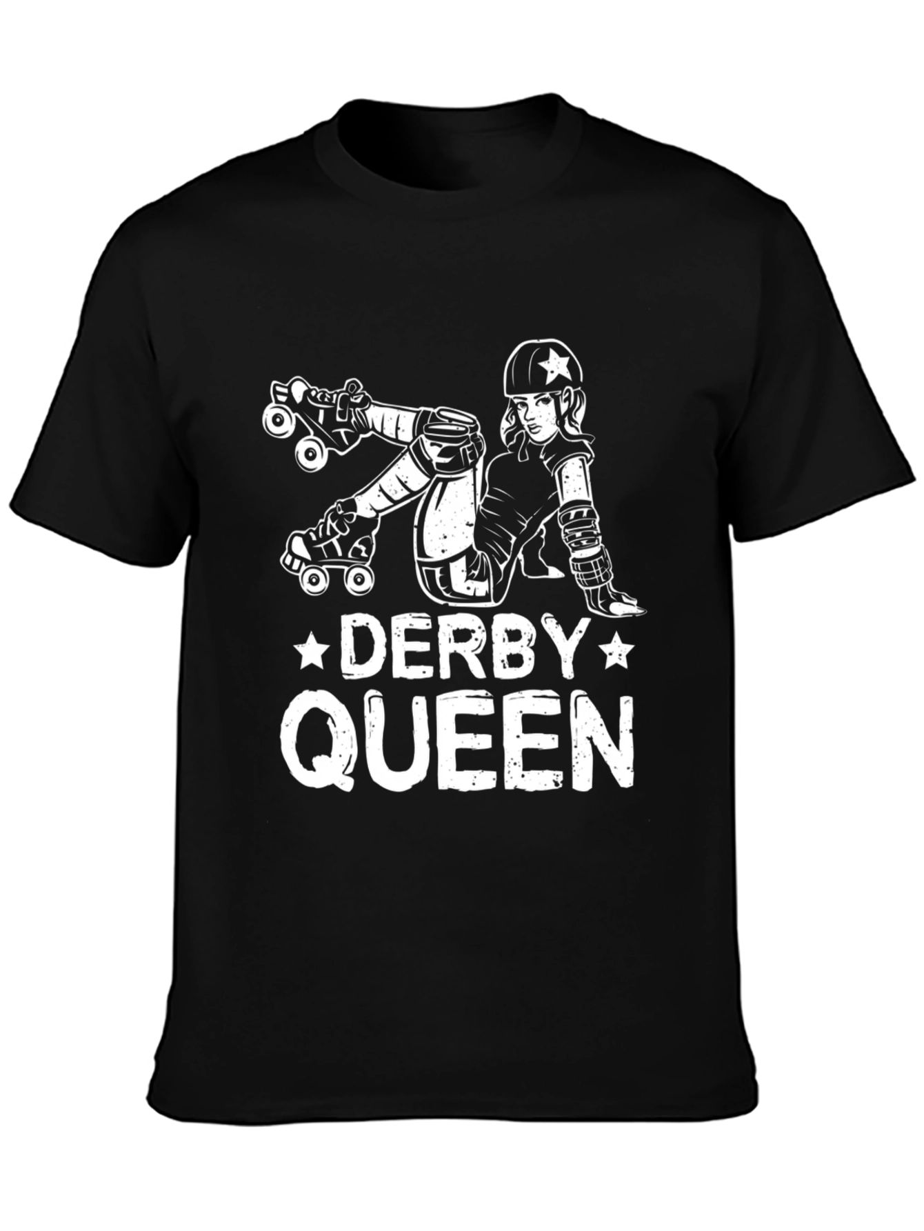 Derby Queen Graphic Tee - Roller Derby Girl T-Shirt