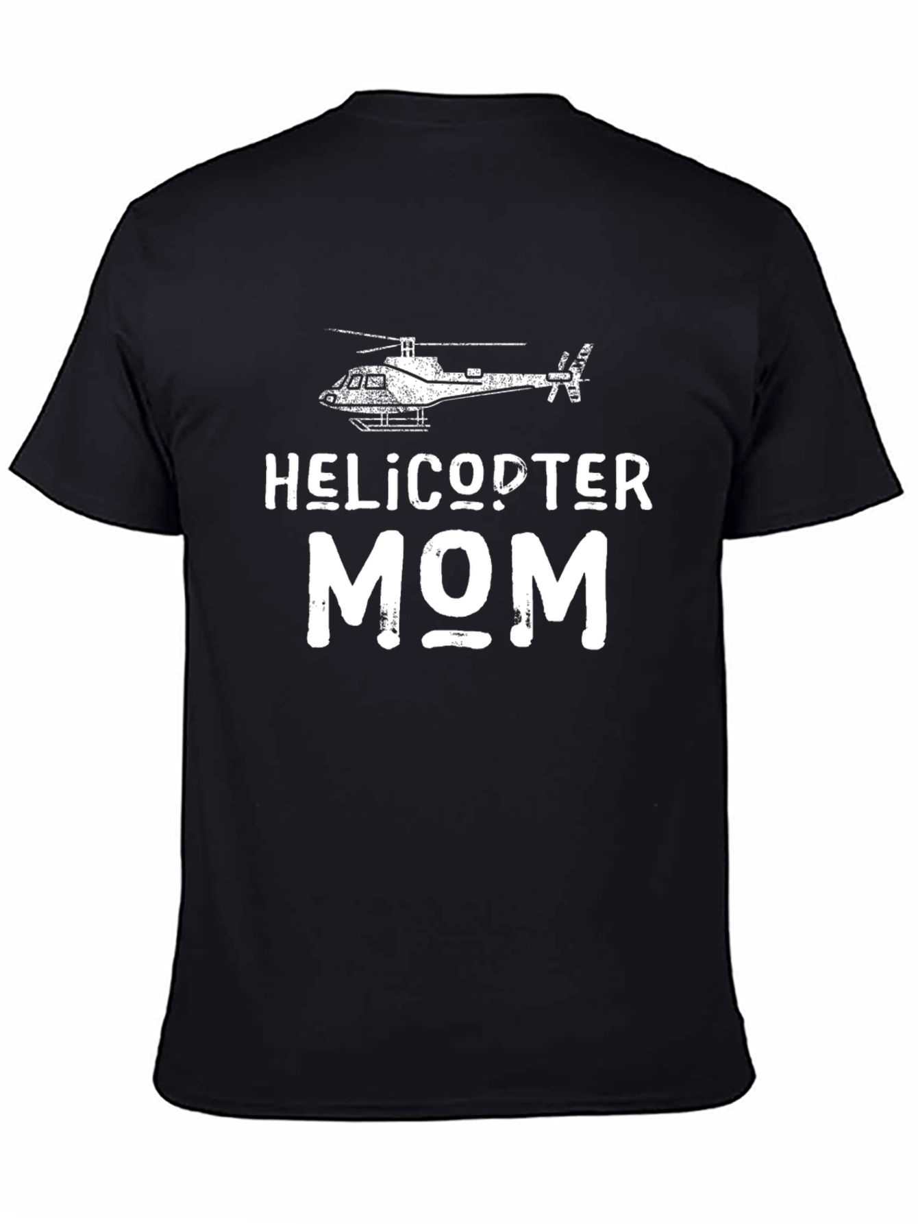 Helicopter Mom Graphic T-Shirt - Black
