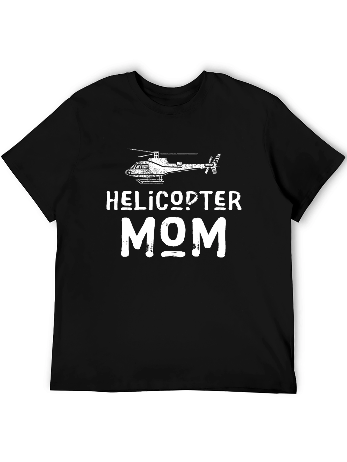 Helicopter Mom Graphic T-Shirt - Black