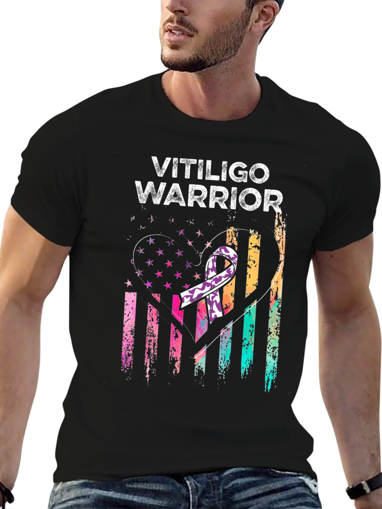 Vitiligo Warrior Graphic Tee