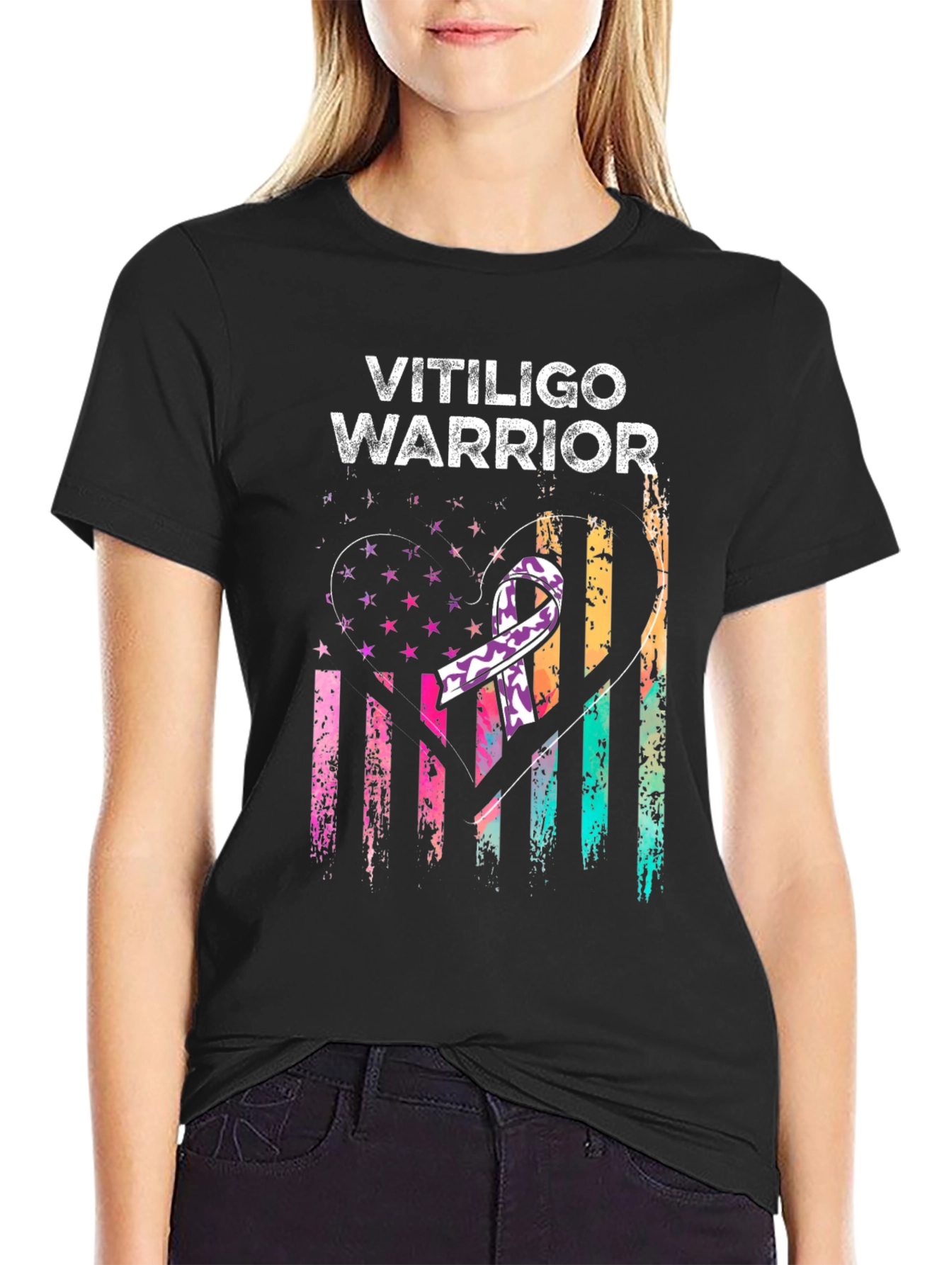 Vitiligo Warrior Graphic Tee