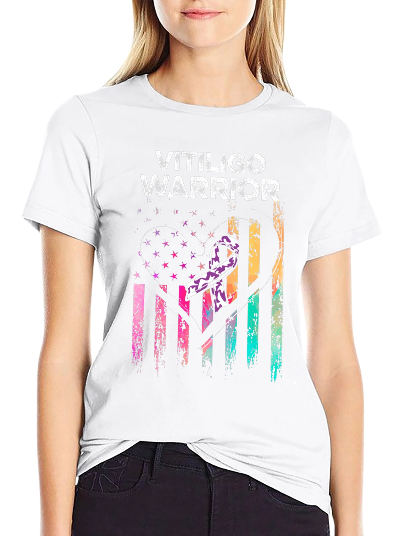 Vitiligo Warrior Graphic Tee