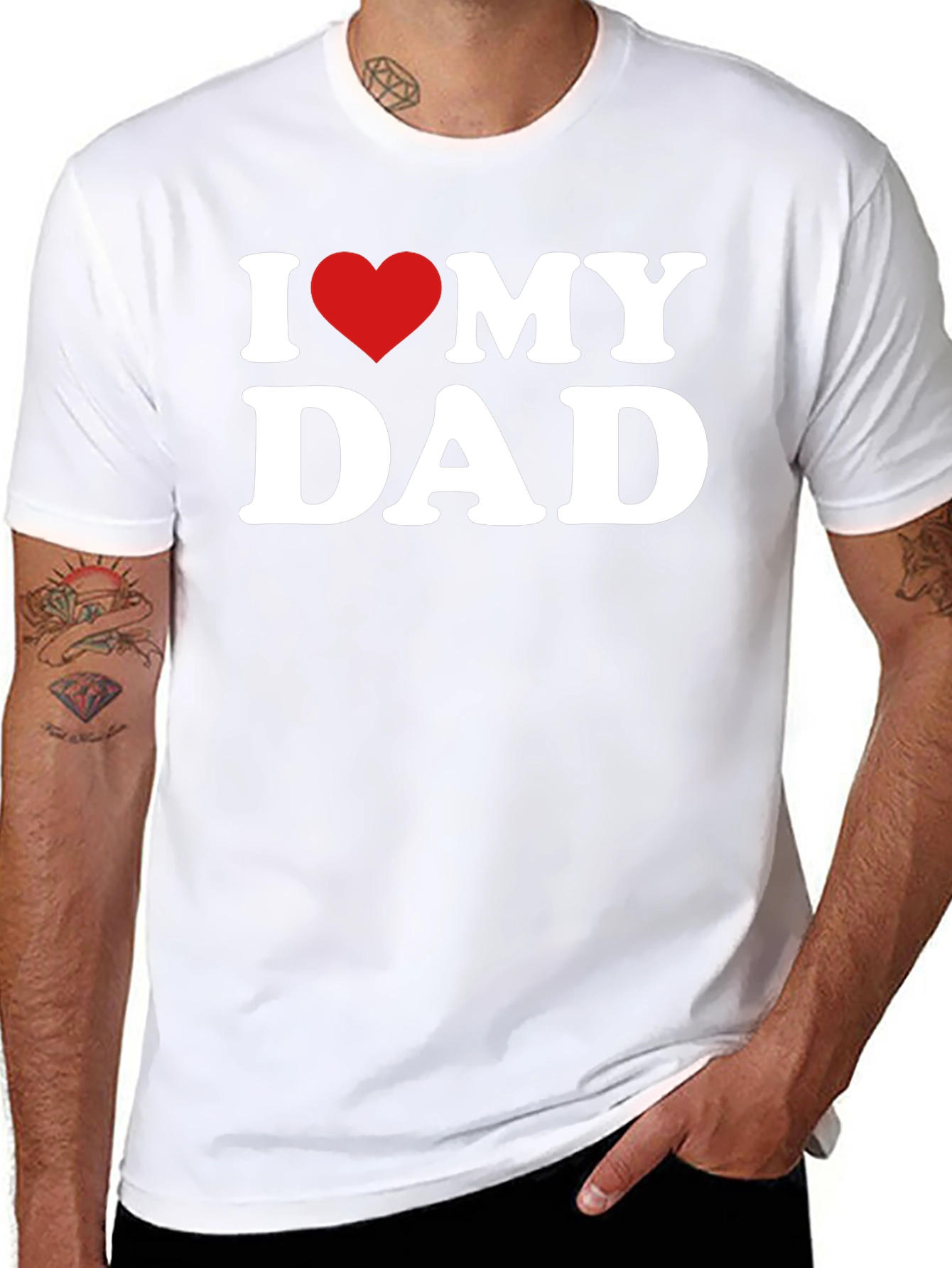 I Love My Dad T-Shirt - Fathers Day Gift