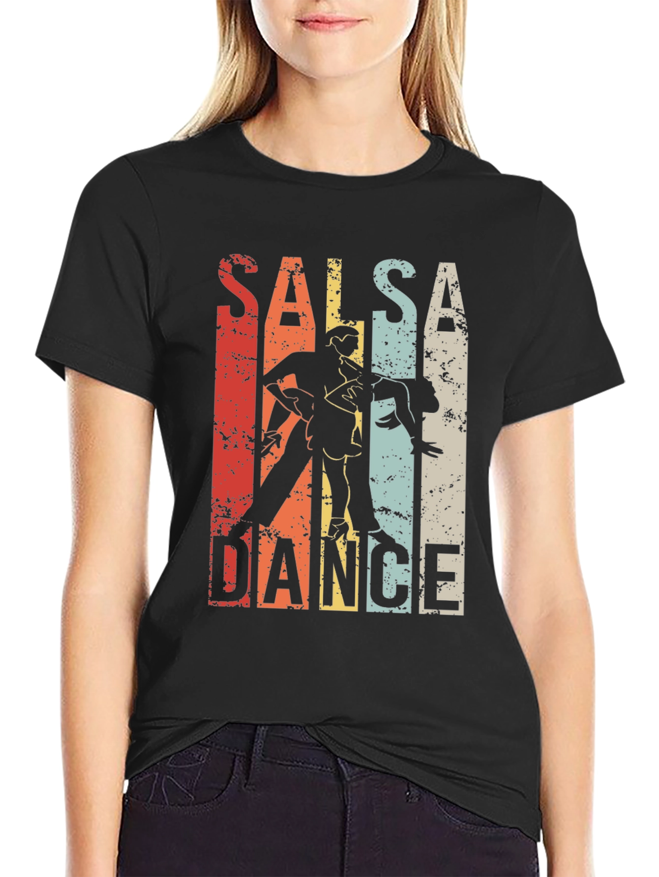 Salsa Dance Retro Style Graphic Tee