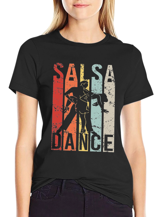 Salsa Dance Retro Style Graphic Tee