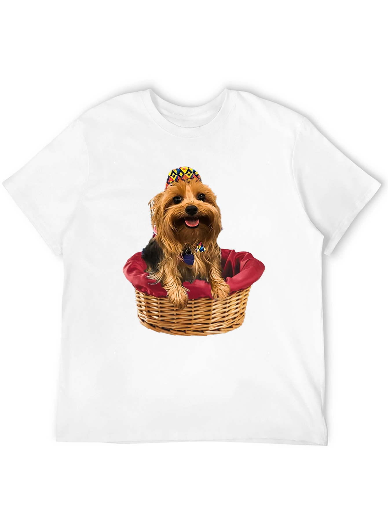 Dog in Basket Graphic Tee