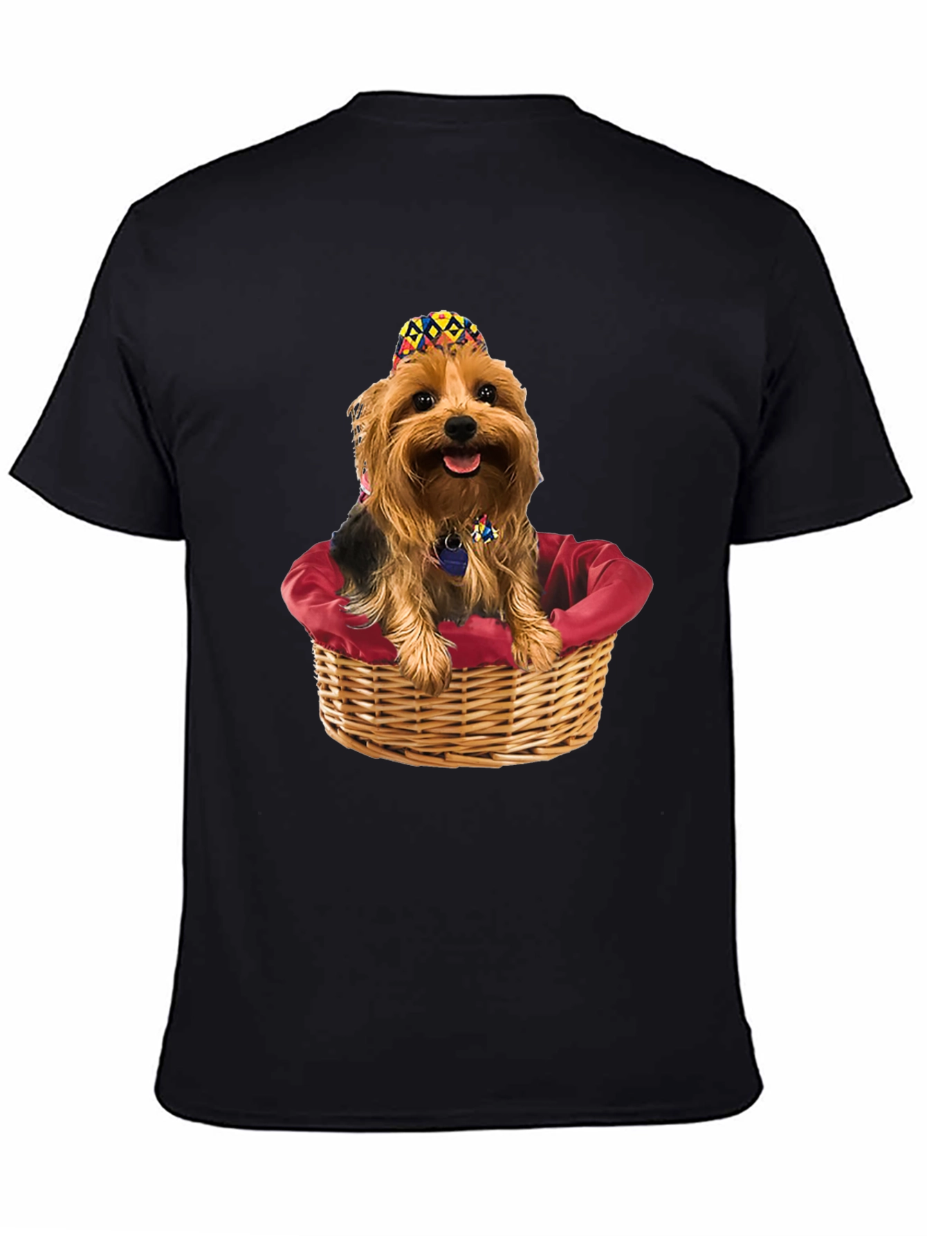 Dog in Basket Graphic Tee