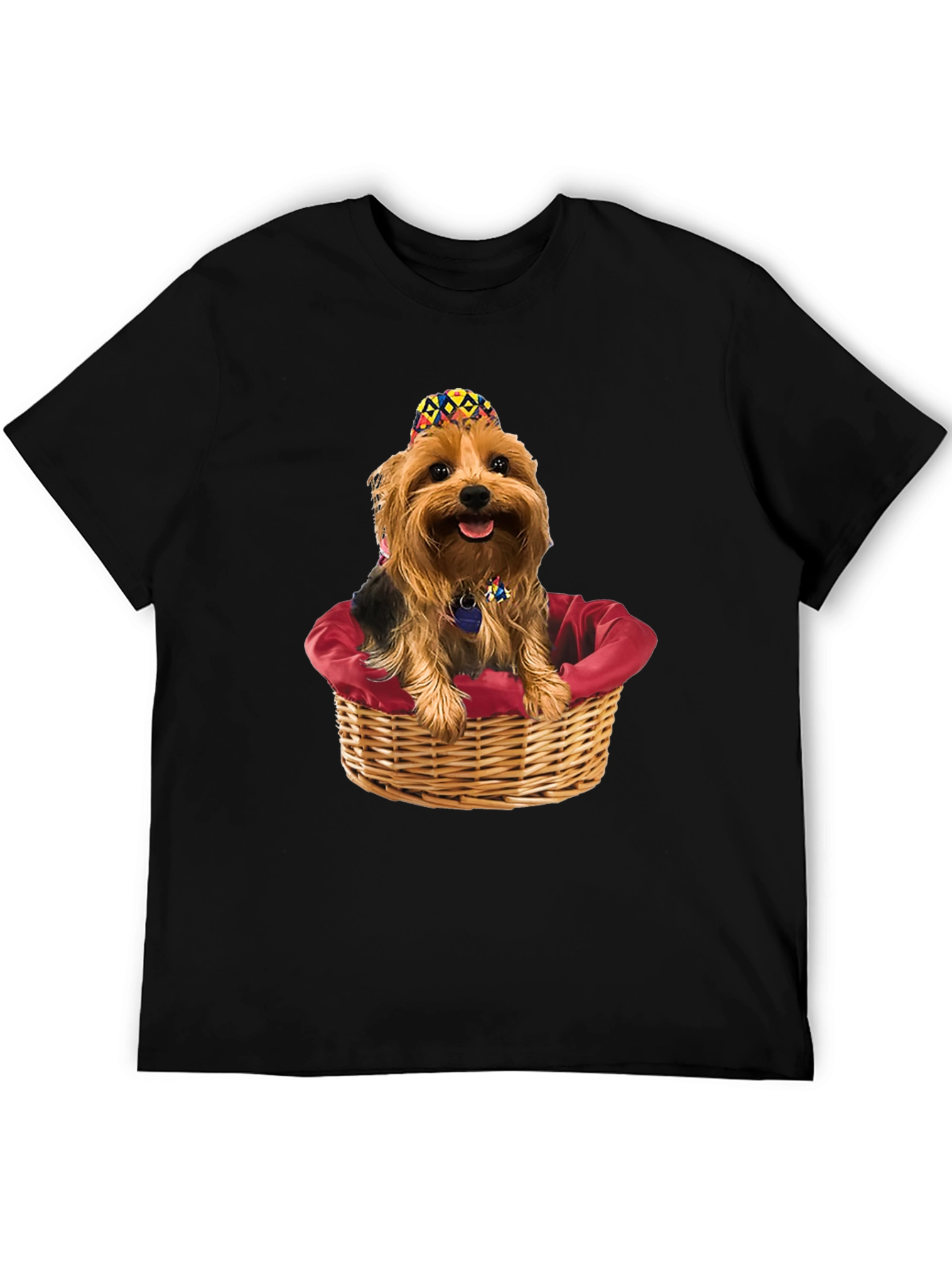 Dog in Basket Graphic Tee