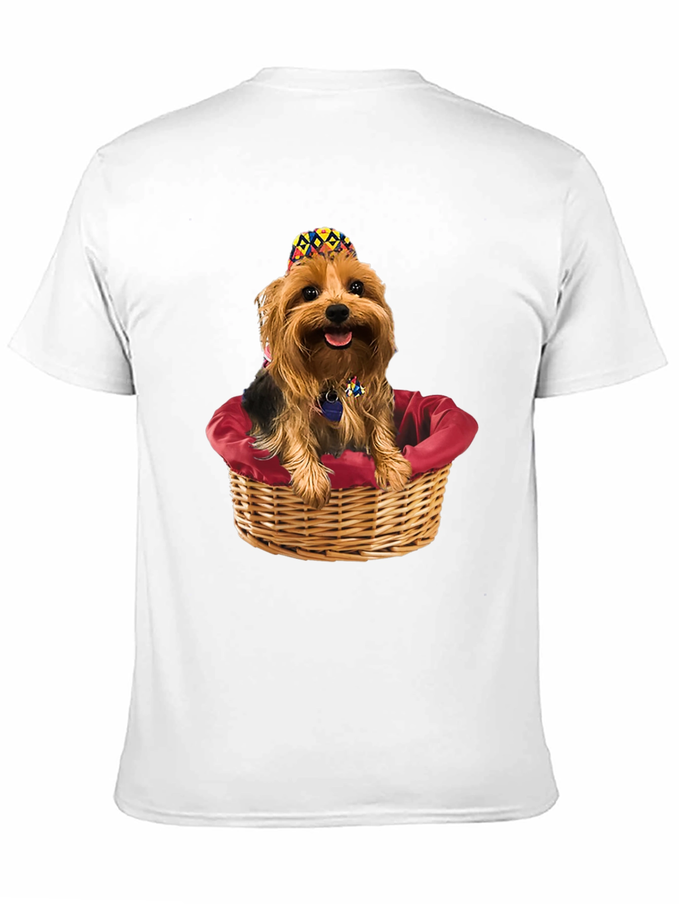 Dog in Basket Graphic Tee