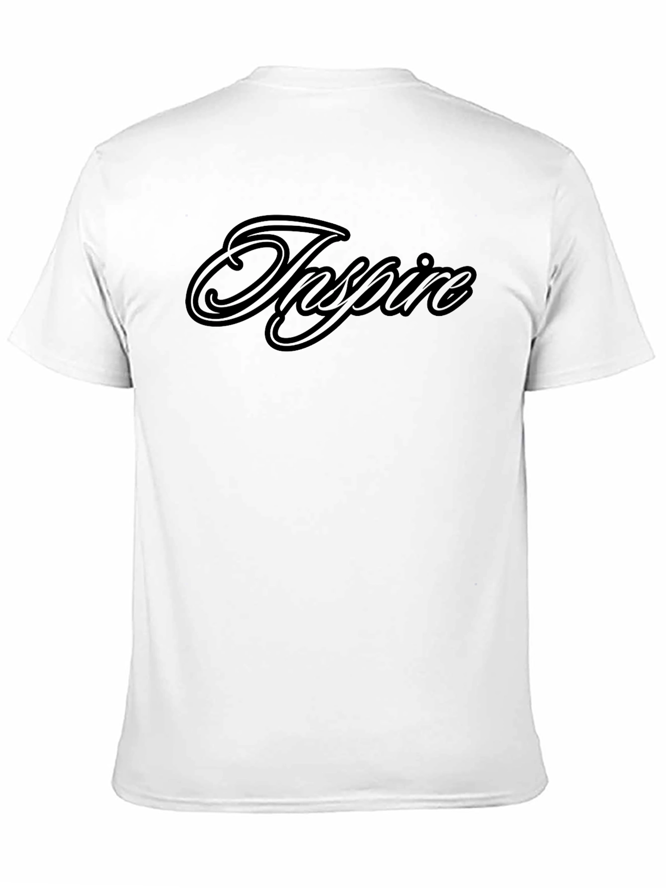 Inspire Black Graphic Tee - Stylish and Comfortable