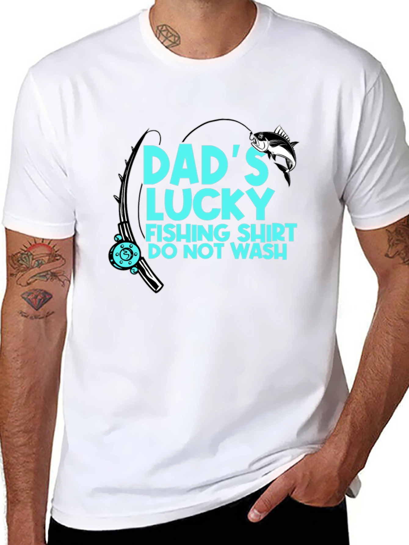 Dads Lucky Fishing Shirt - Do Not Wash!