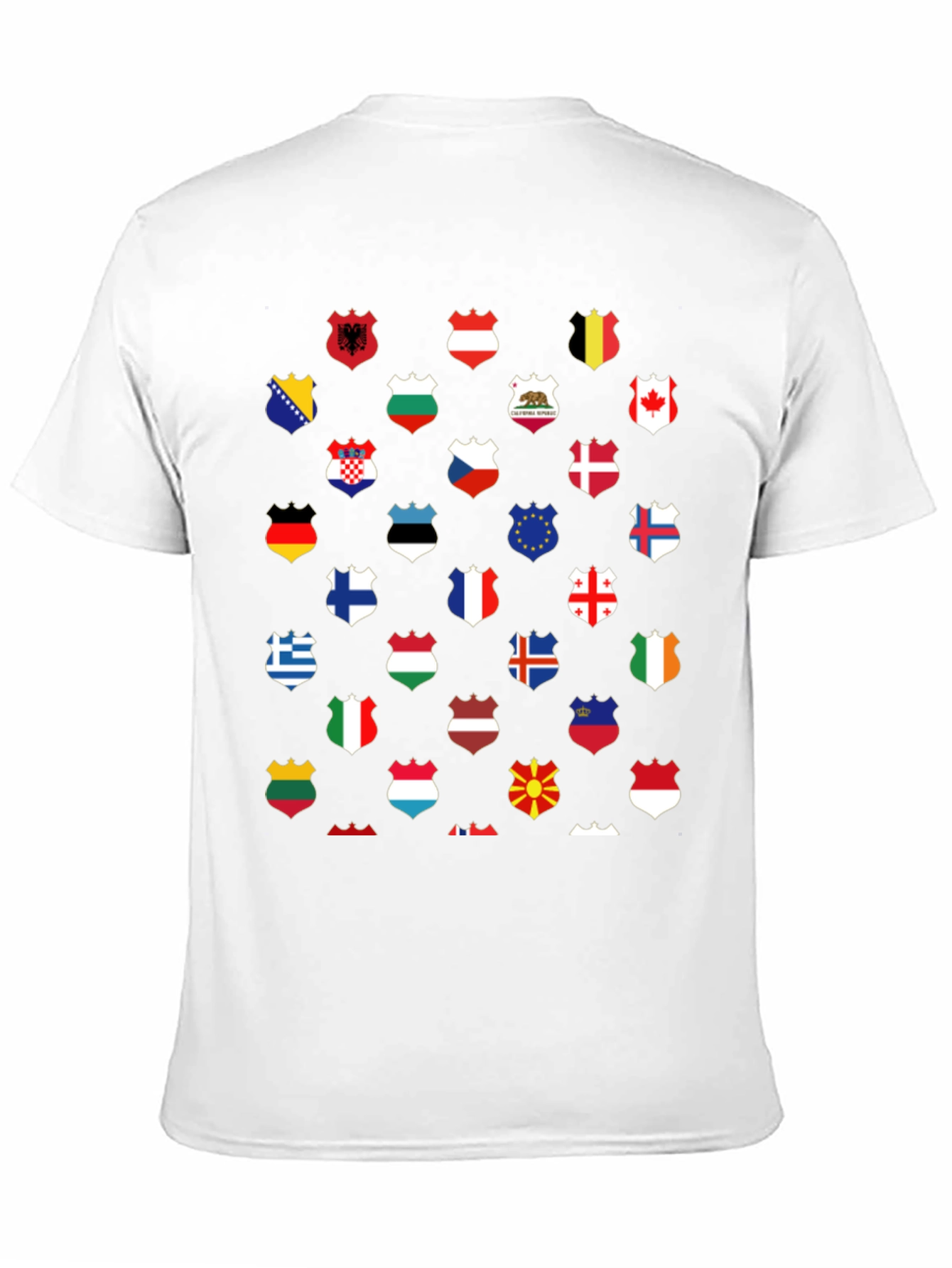 World Flags T-Shirt - Unique Graphic Tee