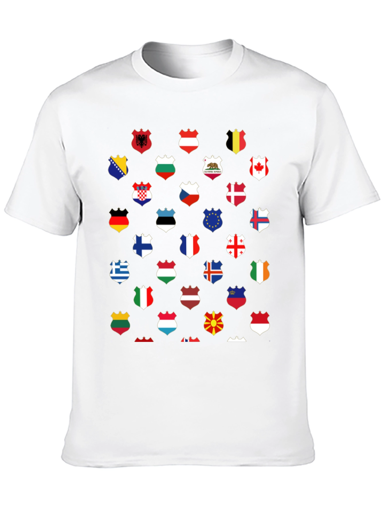 World Flags T-Shirt - Unique Graphic Tee