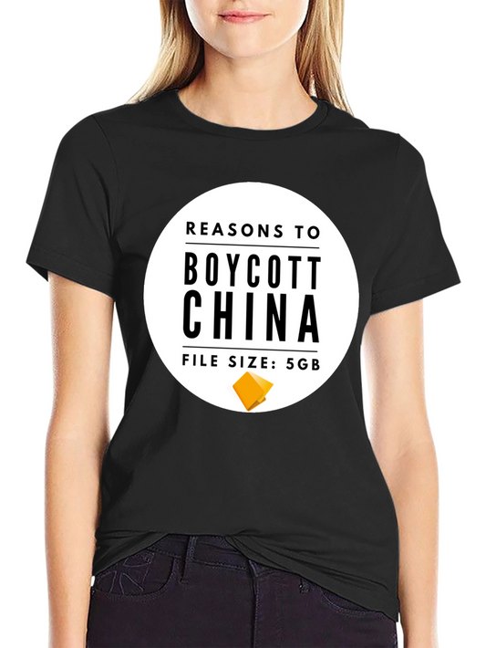 Boycott China T-Shirt - File Size 5GB