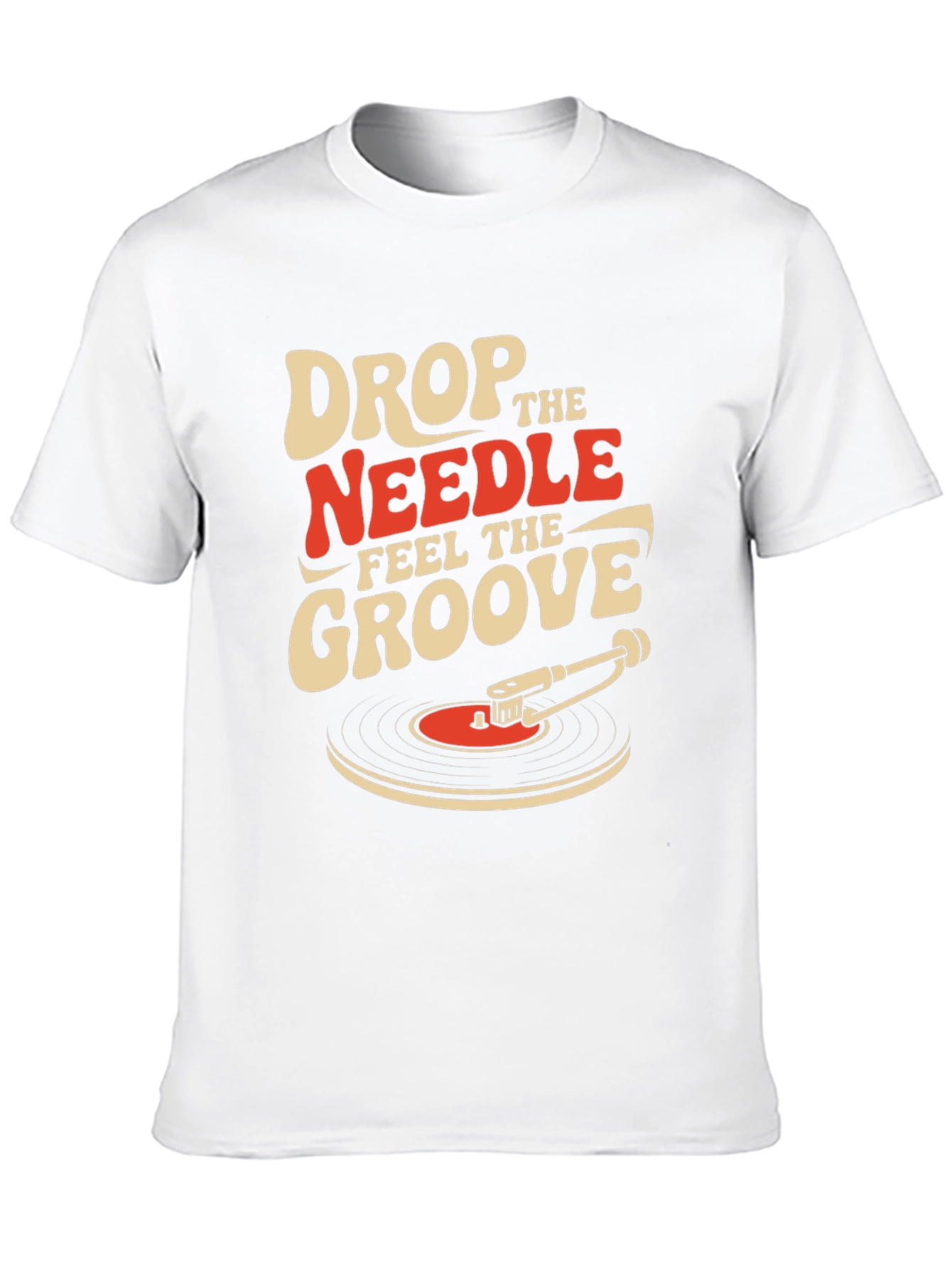 Drop The Needle Feel The Groove Graphic Tee