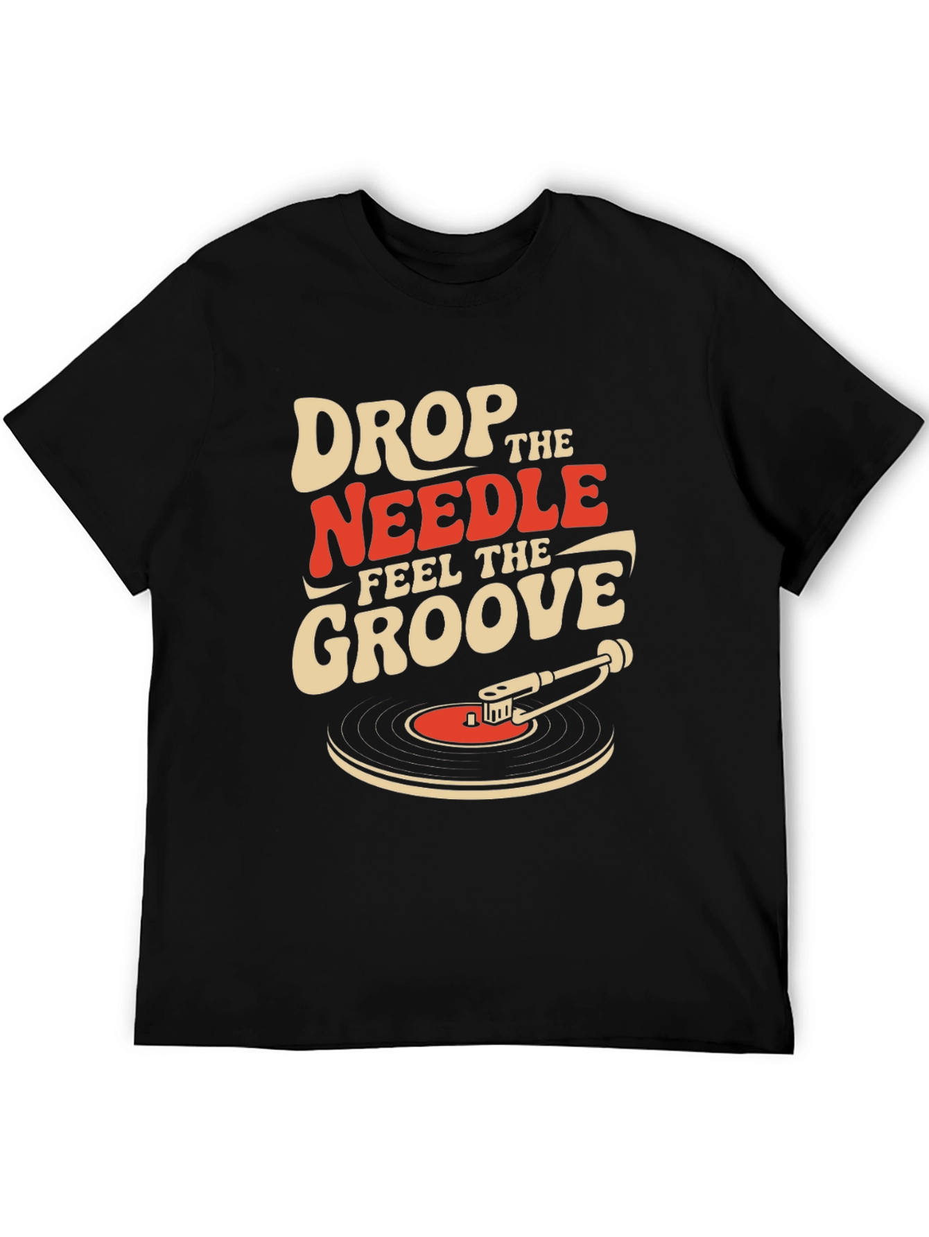 Drop The Needle Feel The Groove Graphic Tee