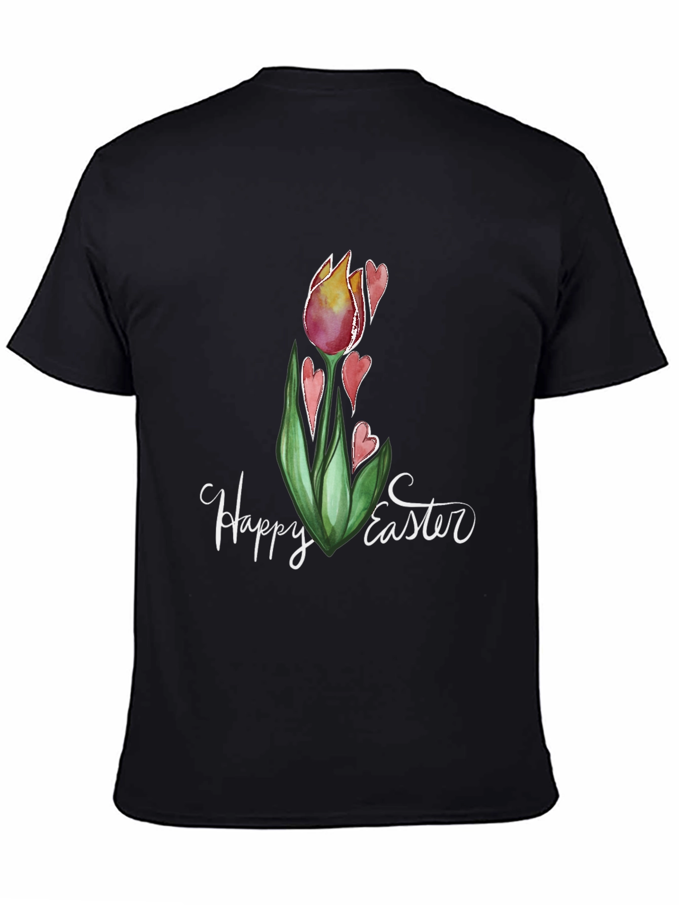 Happy Easter Tulip Graphic Tee