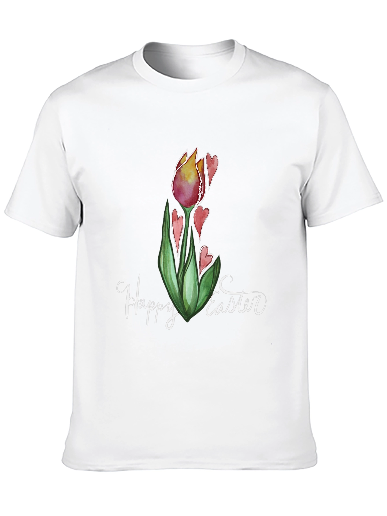 Happy Easter Tulip Graphic Tee