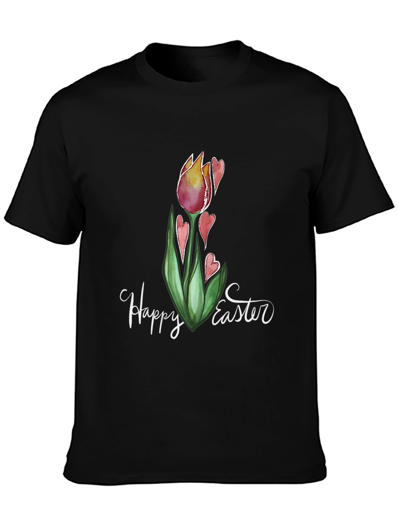 Happy Easter Tulip Graphic Tee