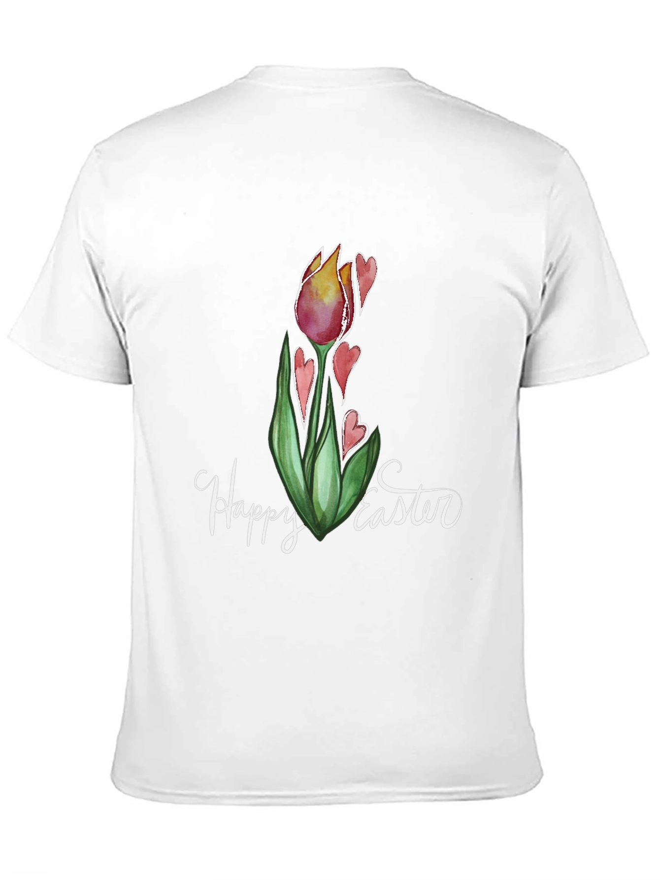 Happy Easter Tulip Graphic Tee