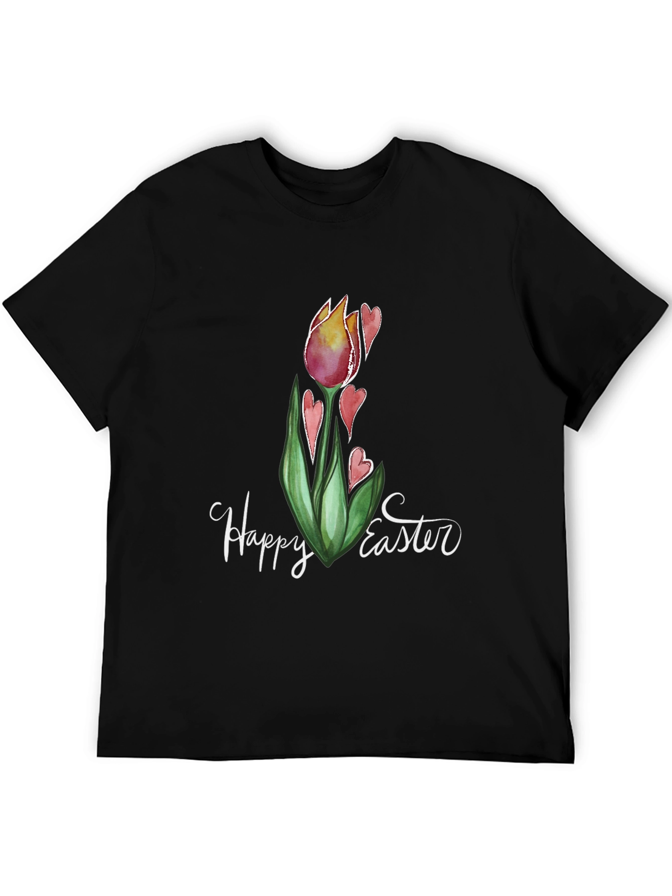 Happy Easter Tulip Graphic Tee