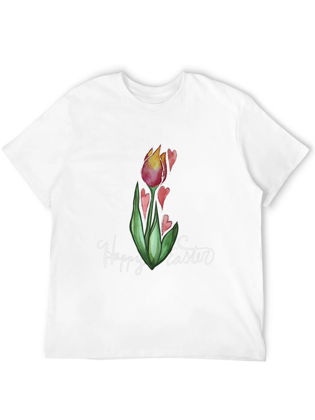 Happy Easter Tulip Graphic Tee