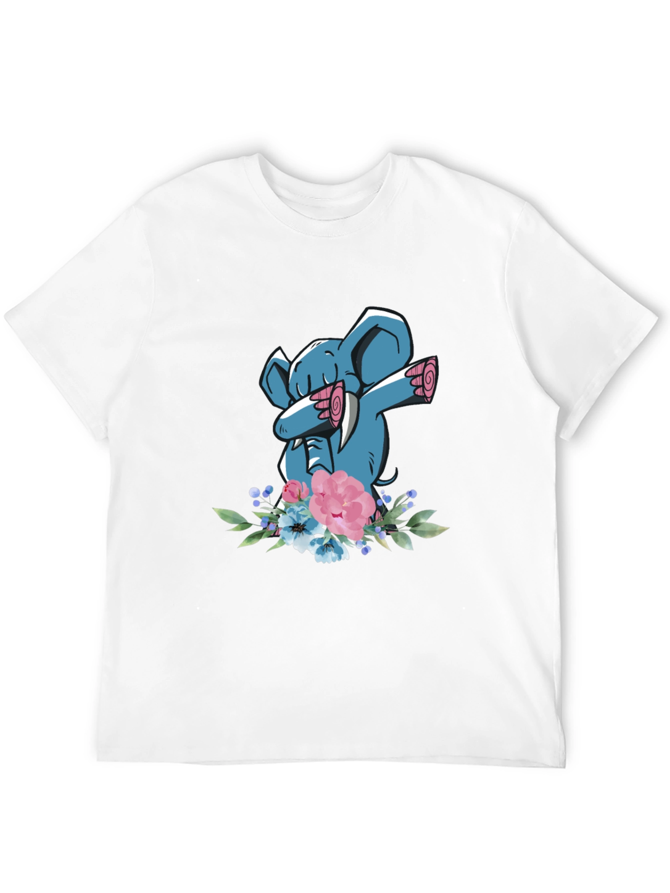 Elephant Dab Flower T-Shirt