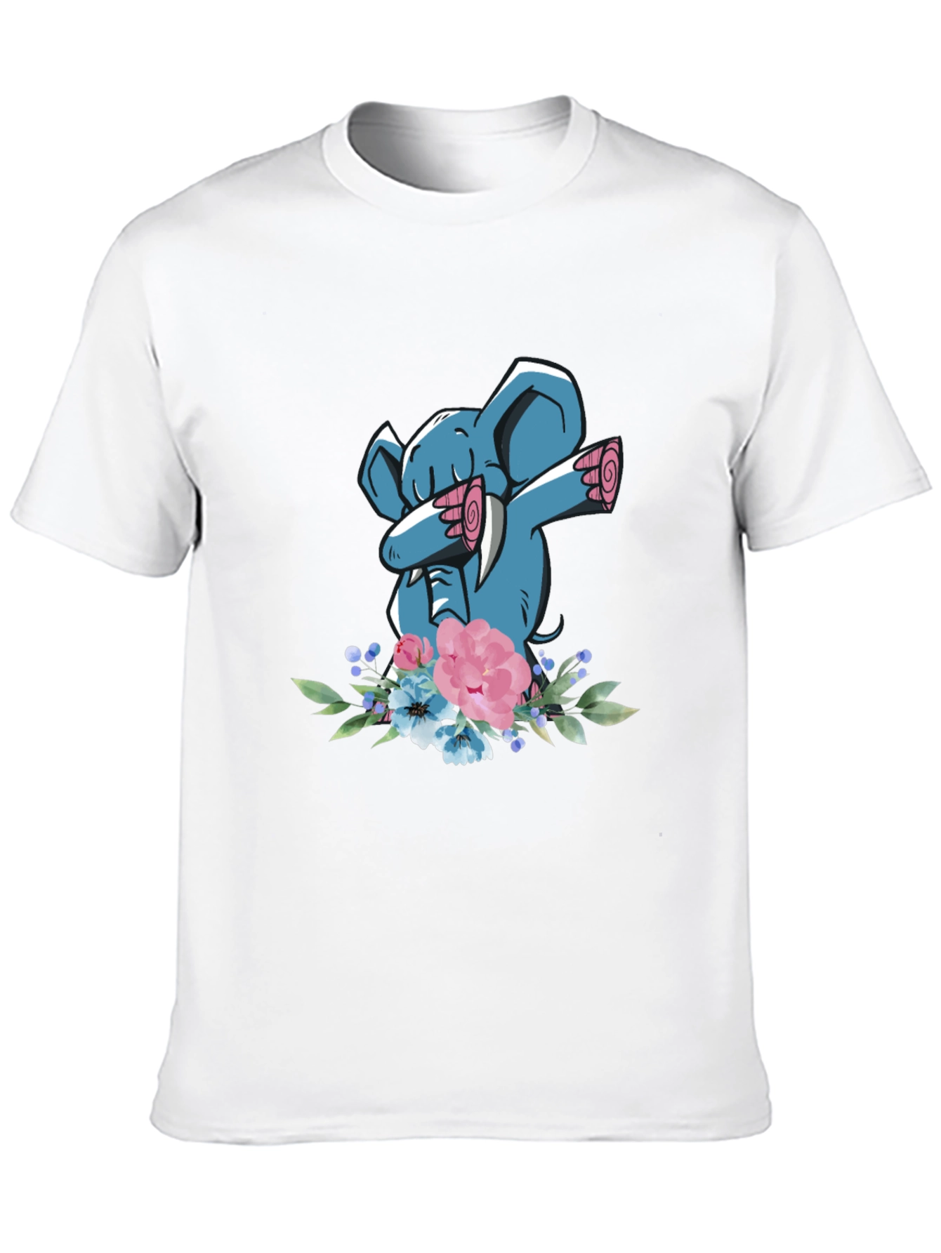 Elephant Dab Flower T-Shirt